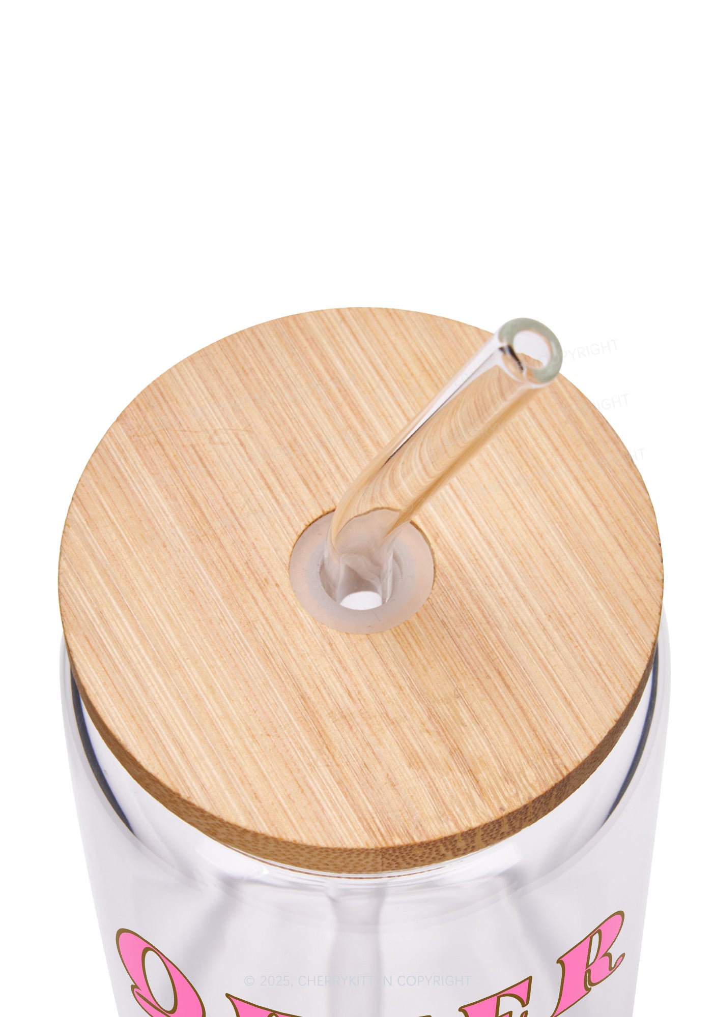 Queer AF Pride Y2K Printed Glass Cup Cherrykitten