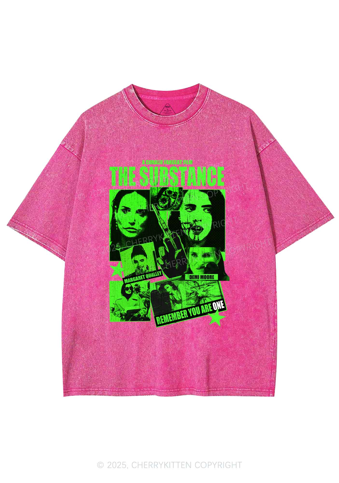 Halloween The Horror Movie Y2K Shirts Washed Tee Cherrykitten