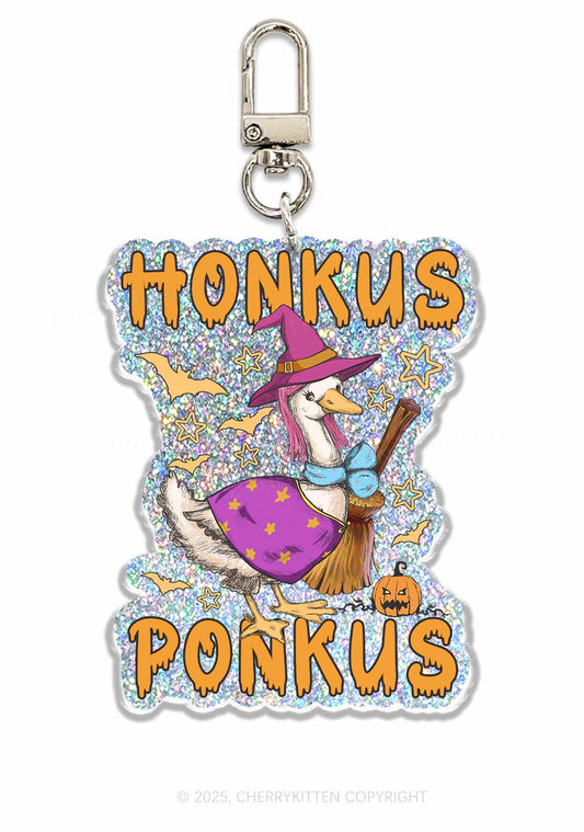 Halloween Honkus Ponkus Goose 1Pc Y2K Glitter Keychain Cherrykitten