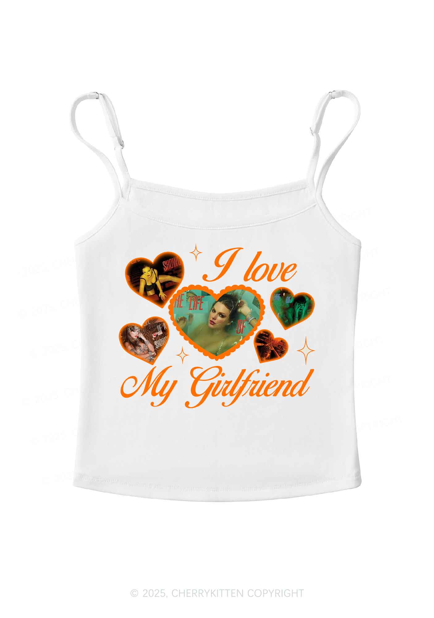 Love Grilfriend TS Y2K Spaghetti Strap Cami Cherrykitten