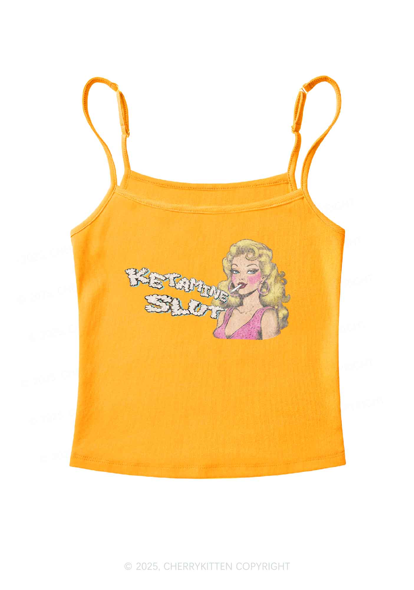 K Slxt Y2K Spaghetti Strap Cami Cherrykitten