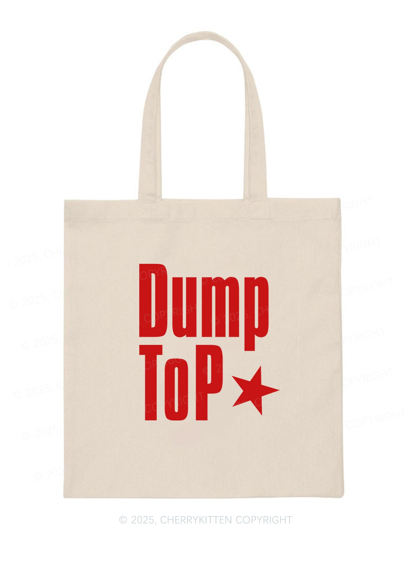 Dump Top Pride Y2K Canvas Tote Bag Cherrykitten