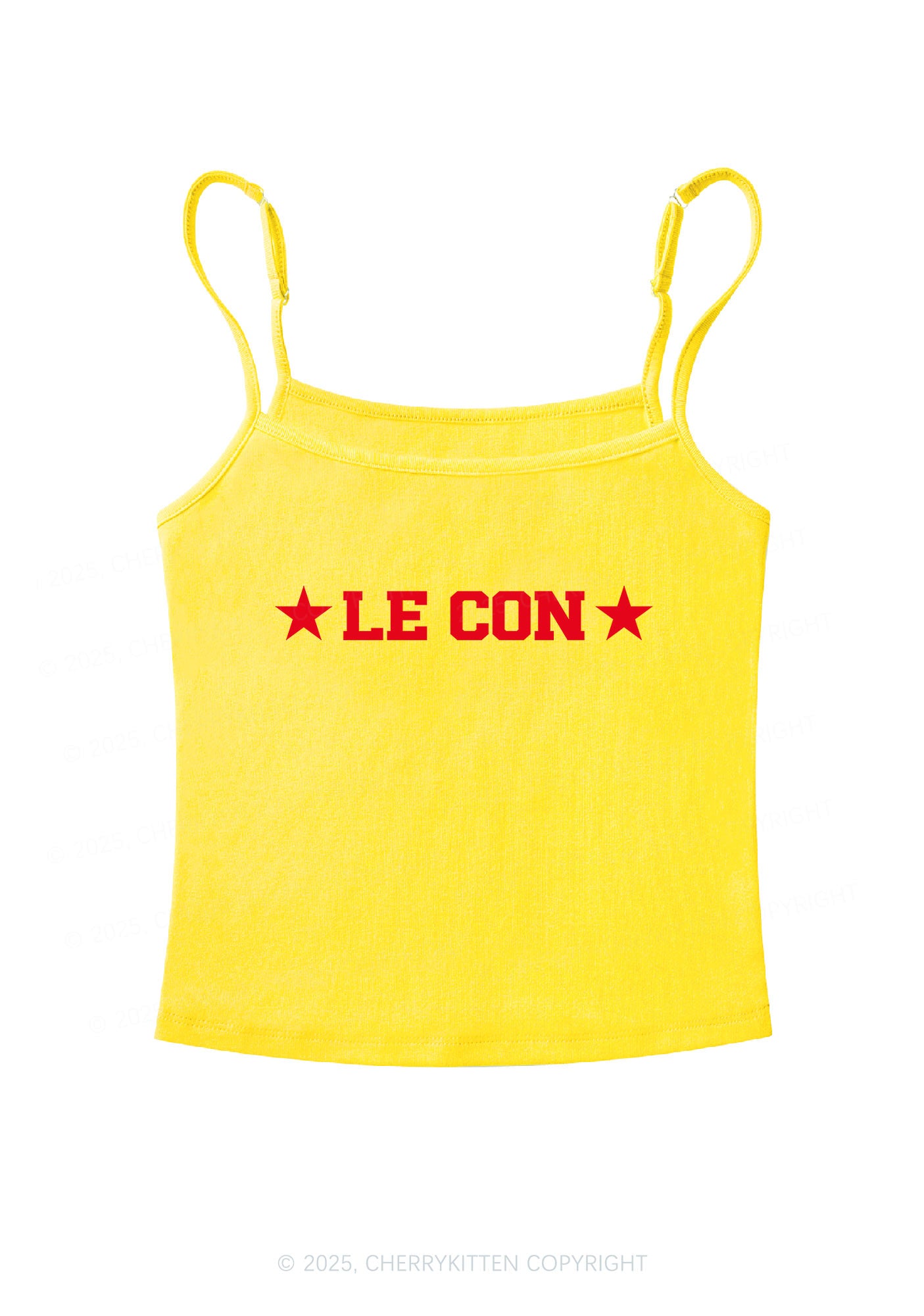Le Con Y2K Spaghetti Strap Cami Cherrykitten