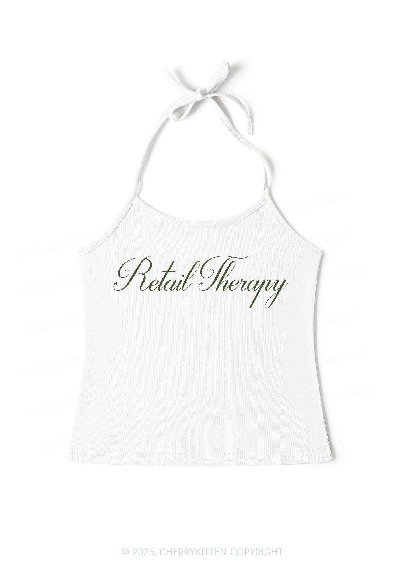Retail Therapy Y2K Halter Neck Cami Cherrykitten