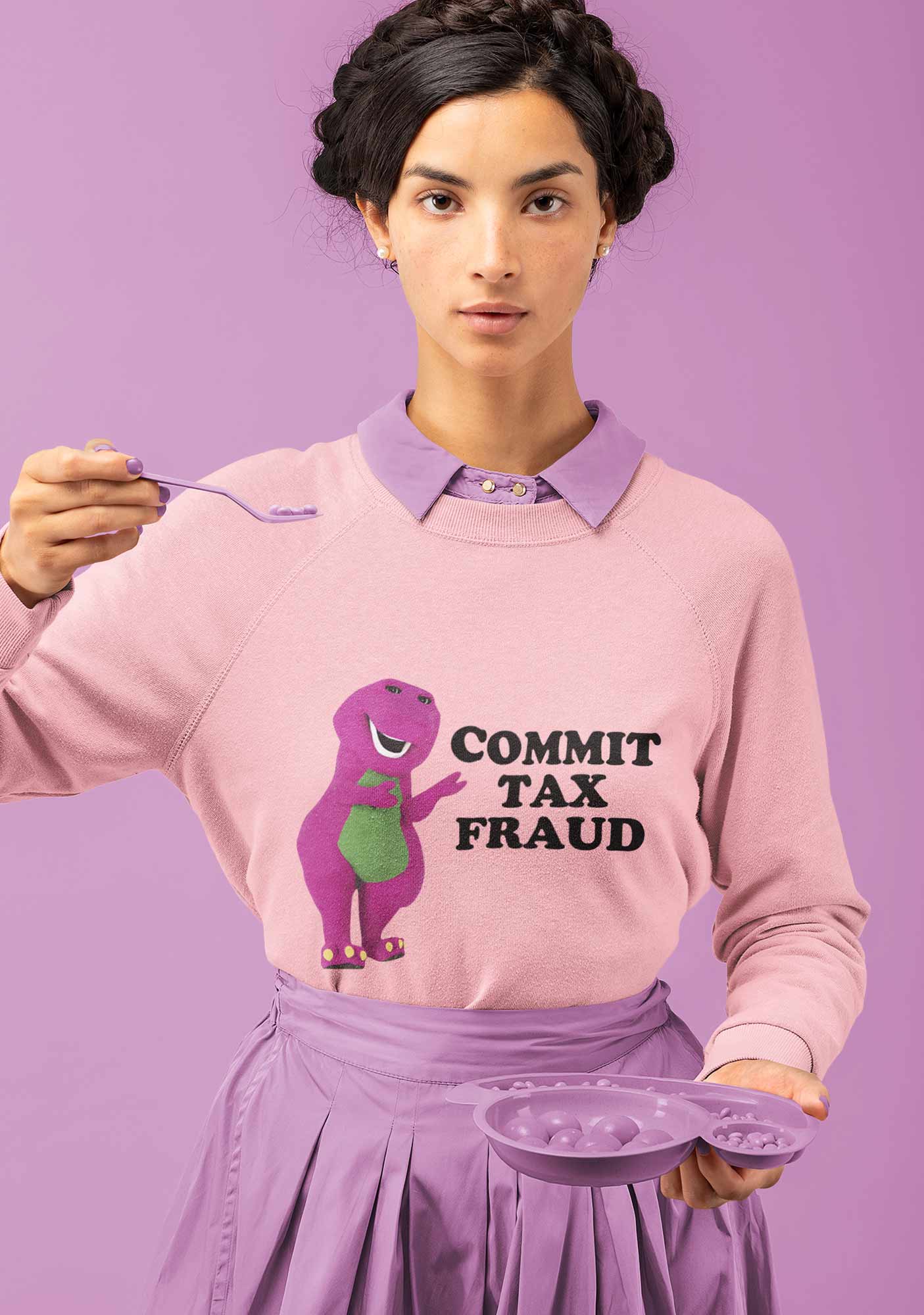 Commit Tax Fraud Y2K Sweatshirt