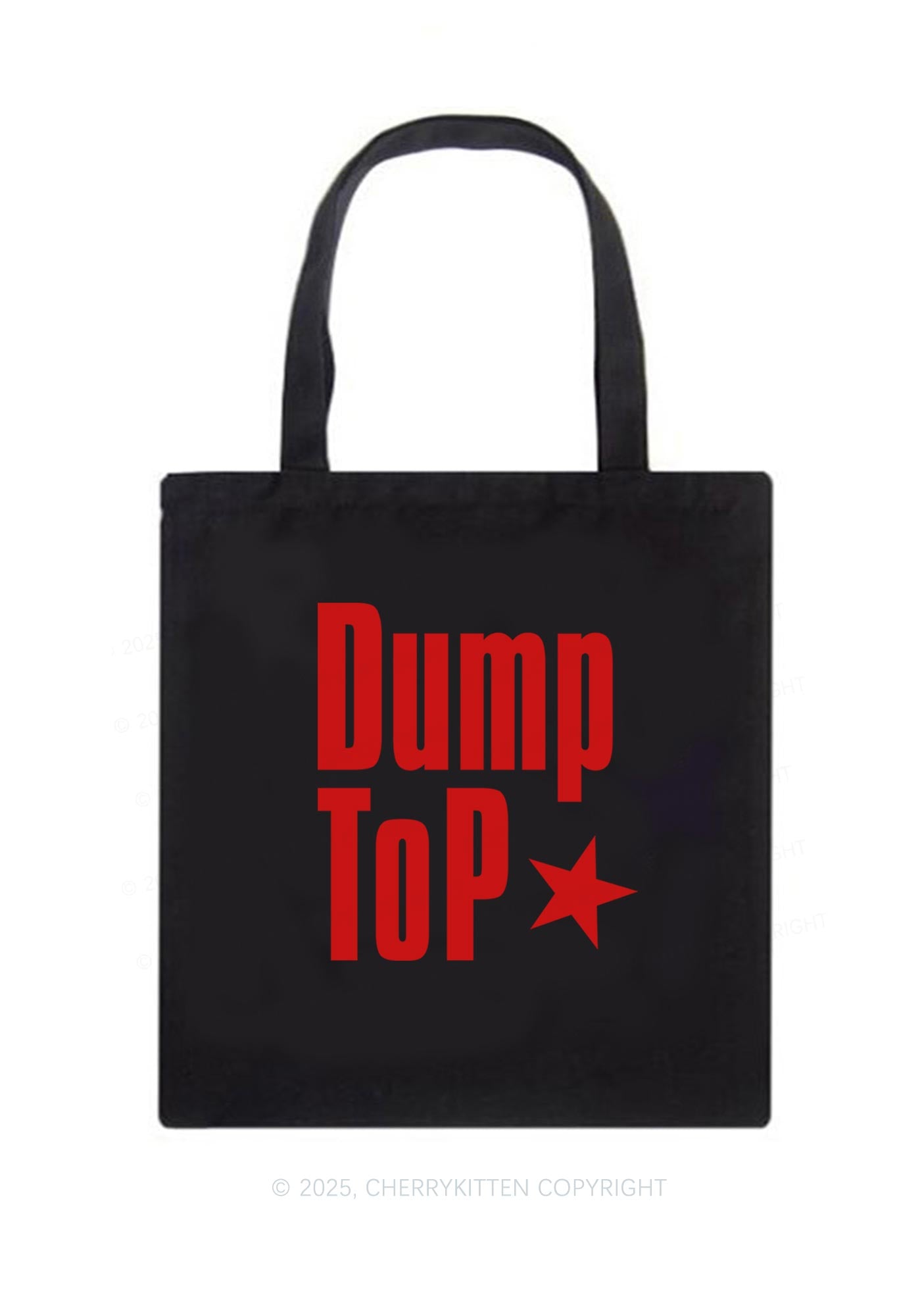 Dump Top Pride Y2K Canvas Tote Bag Cherrykitten