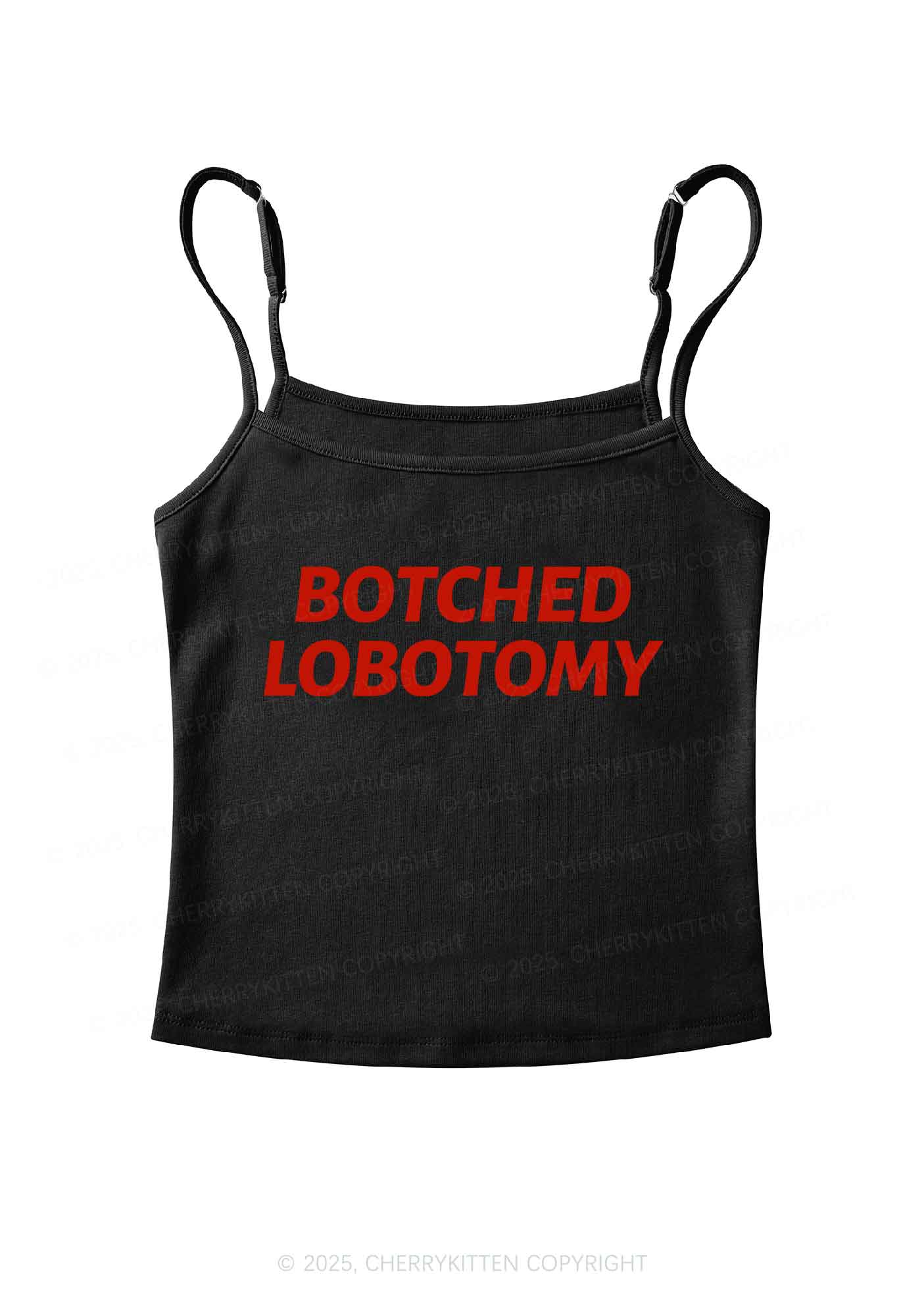 Botched Lobotomy Y2K Spaghetti Strap Cami Cherrykitten