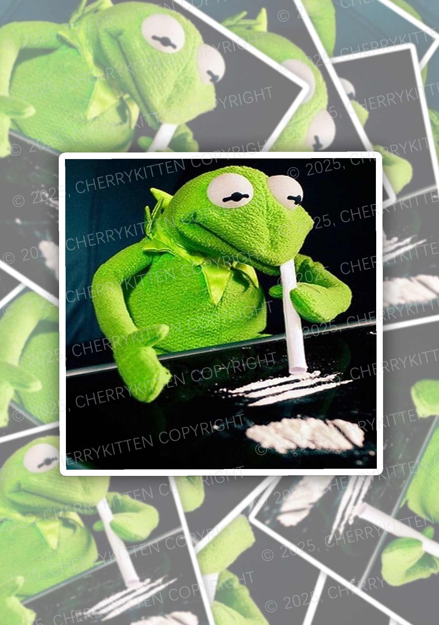 Special Cola Frog 1Pc Y2K Sticker Cherrykitten