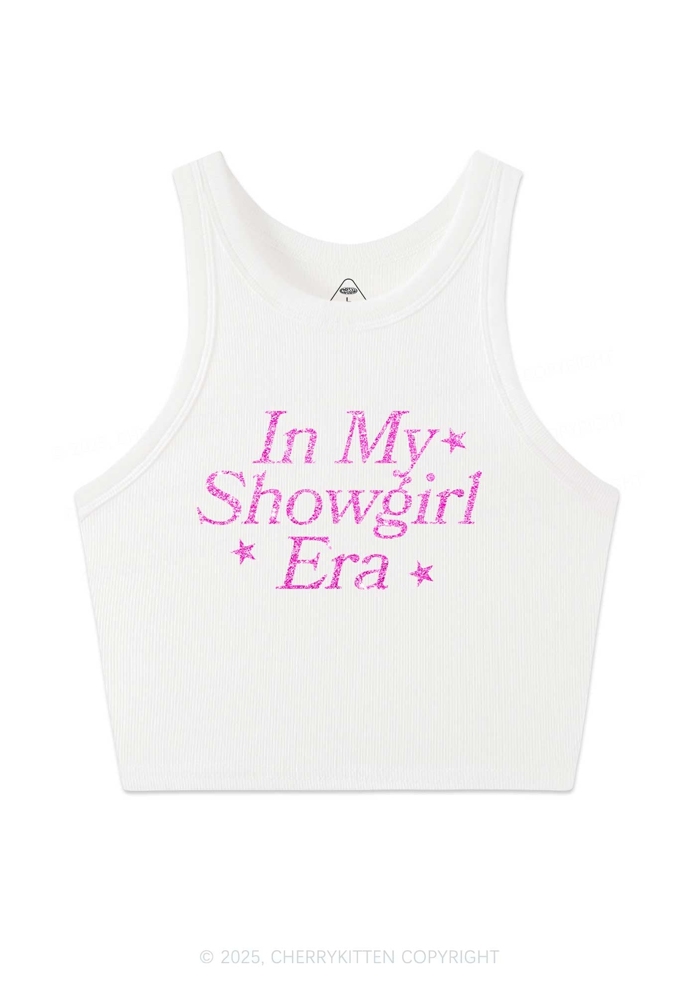 Glitter In My Era TS Y2K Crop Tank Top Cherrykitten