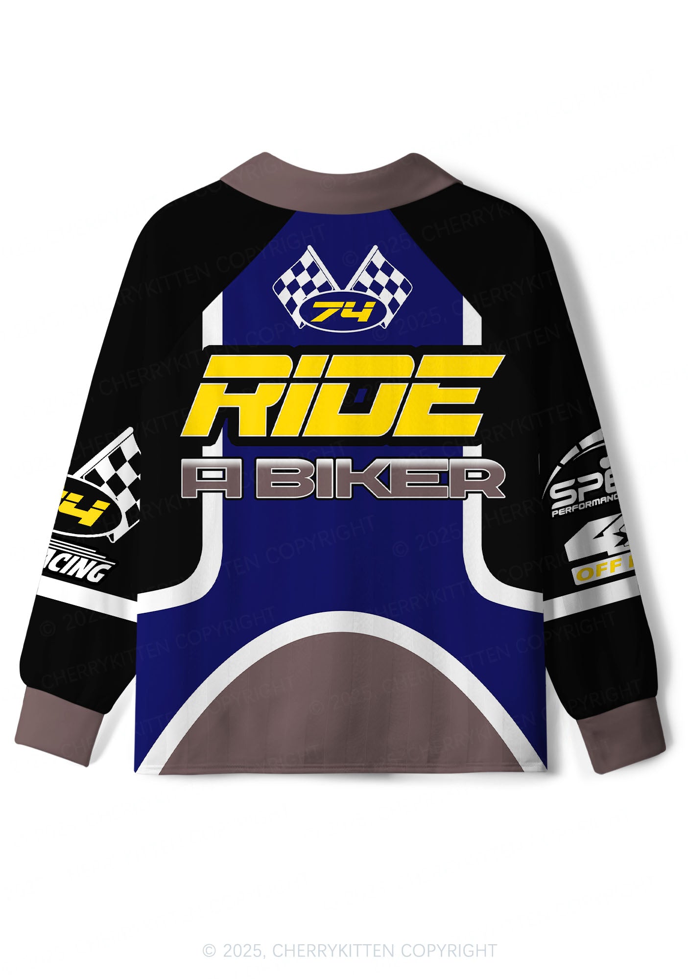 Custom Save A Bike Y2K Sport Long Sleeve Jersey Shirts Cherrykitten
