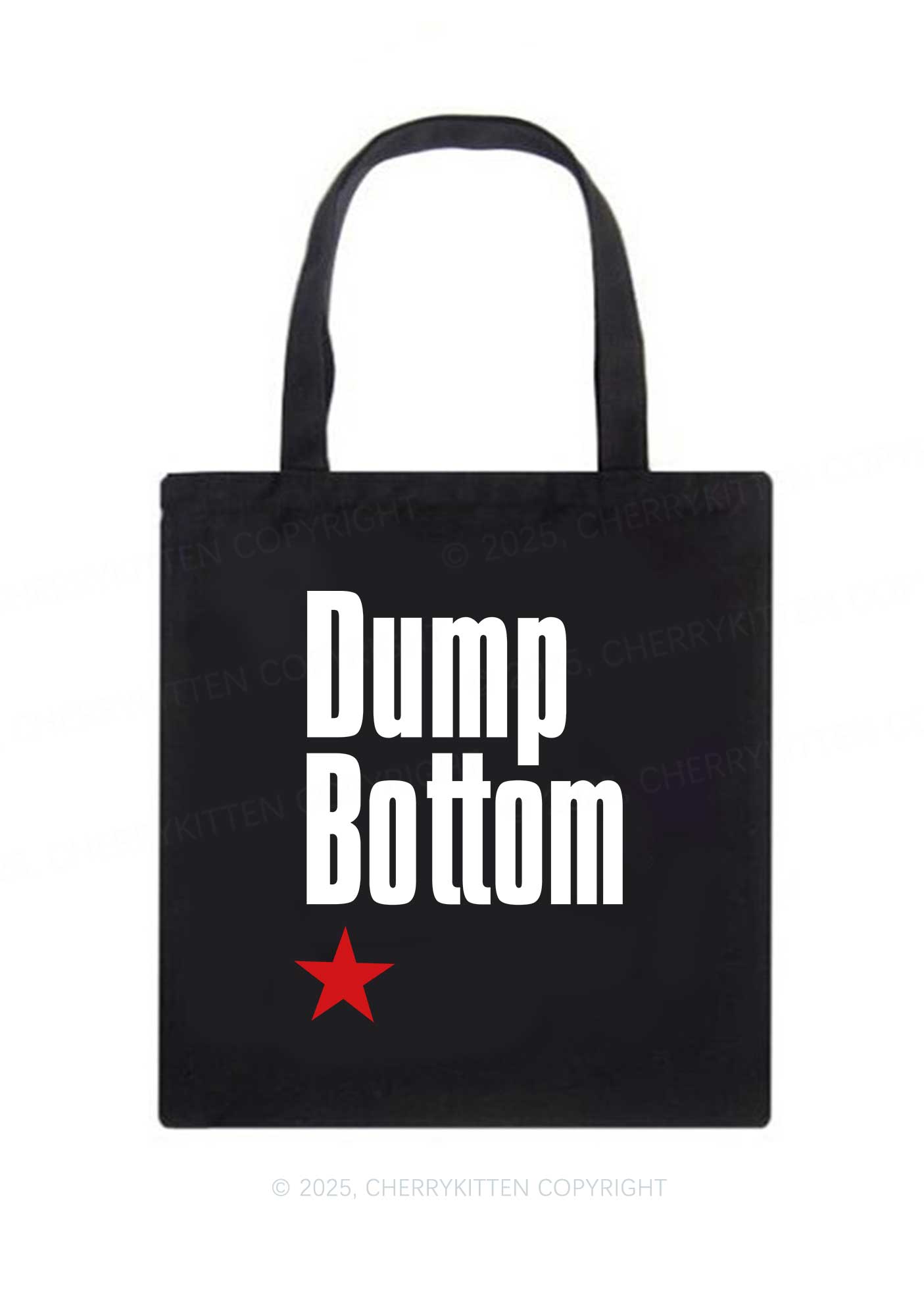Dump Bottom Pride Y2K Canvas Tote Bag Cherrykitten