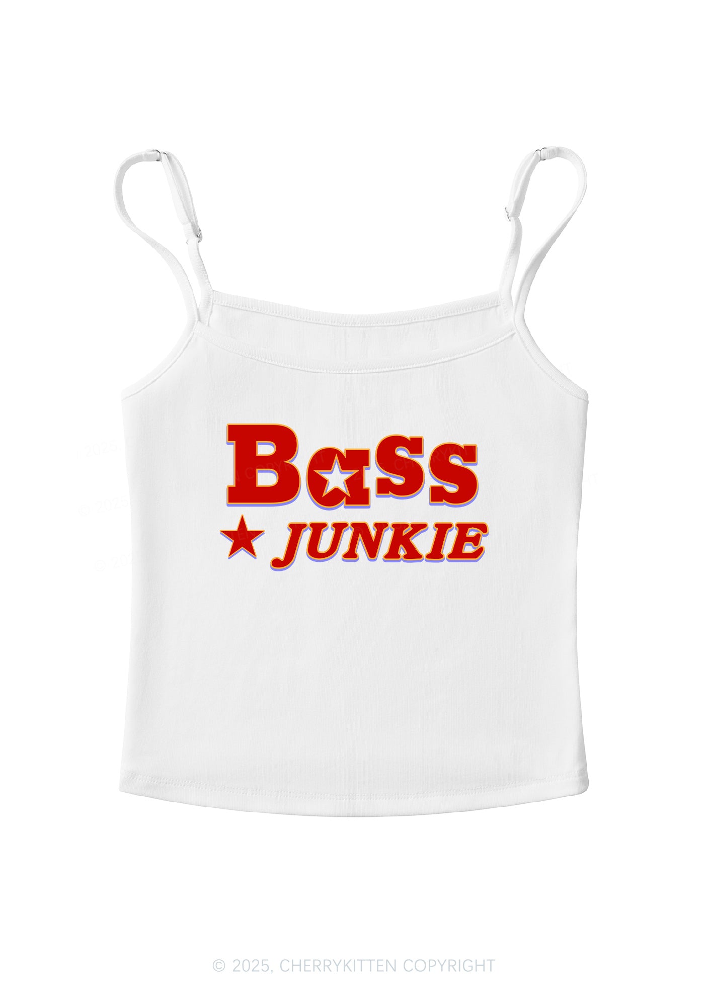 Bass Jxxkie Y2K Spaghetti Strap Cami Cherrykitten