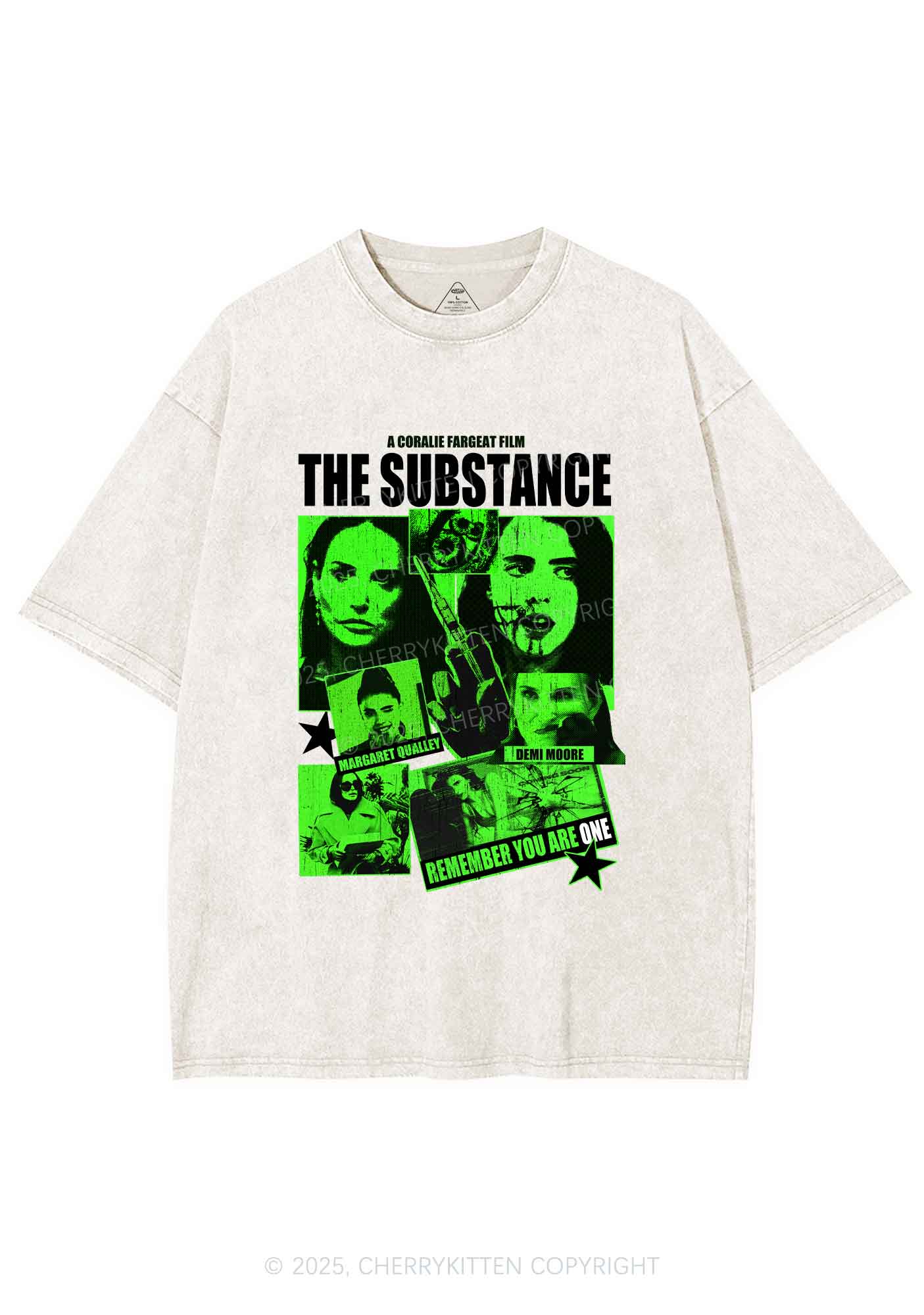 Halloween The Horror Movie Y2K Shirts Washed Tee Cherrykitten