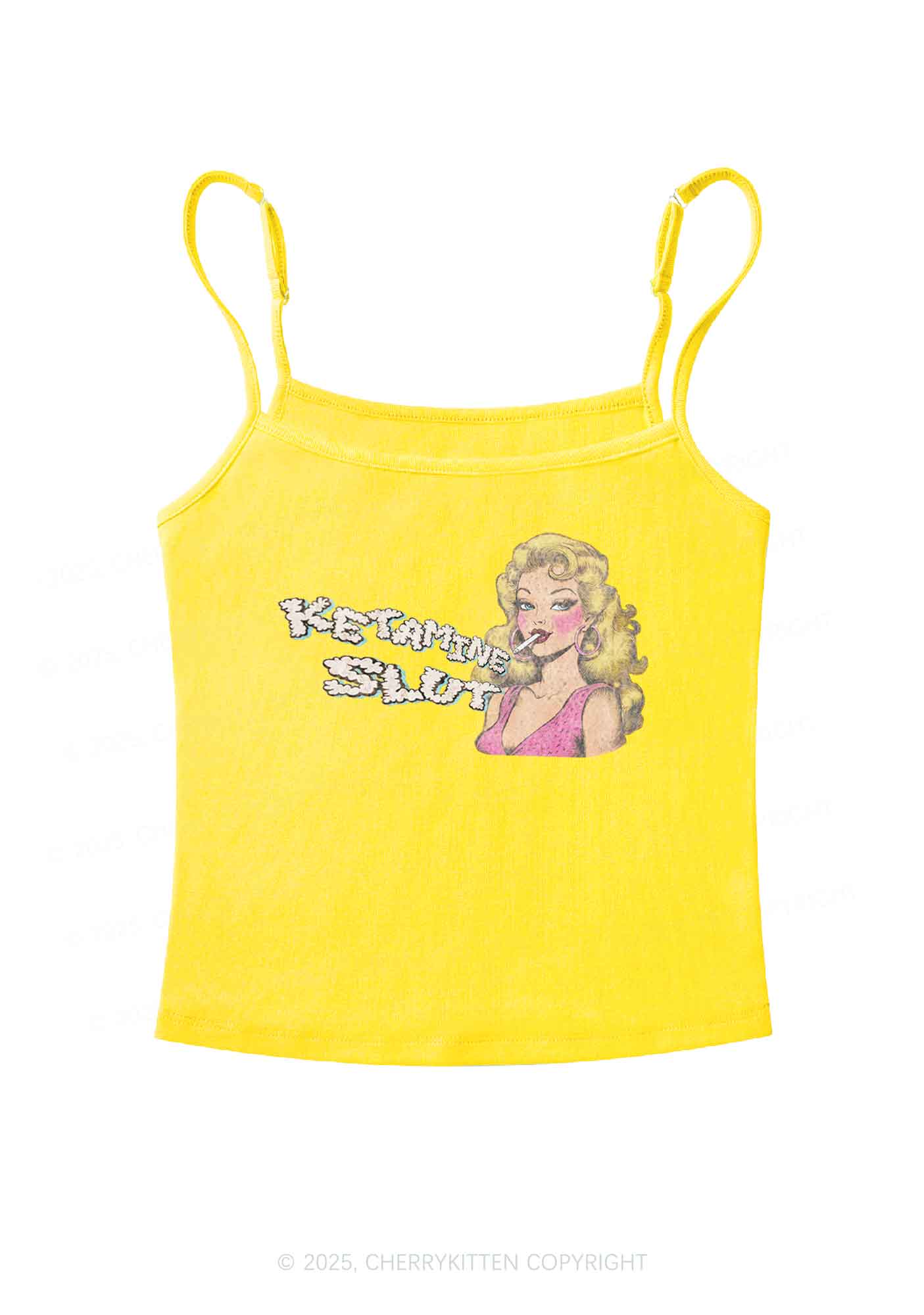K Slxt Y2K Spaghetti Strap Cami Cherrykitten