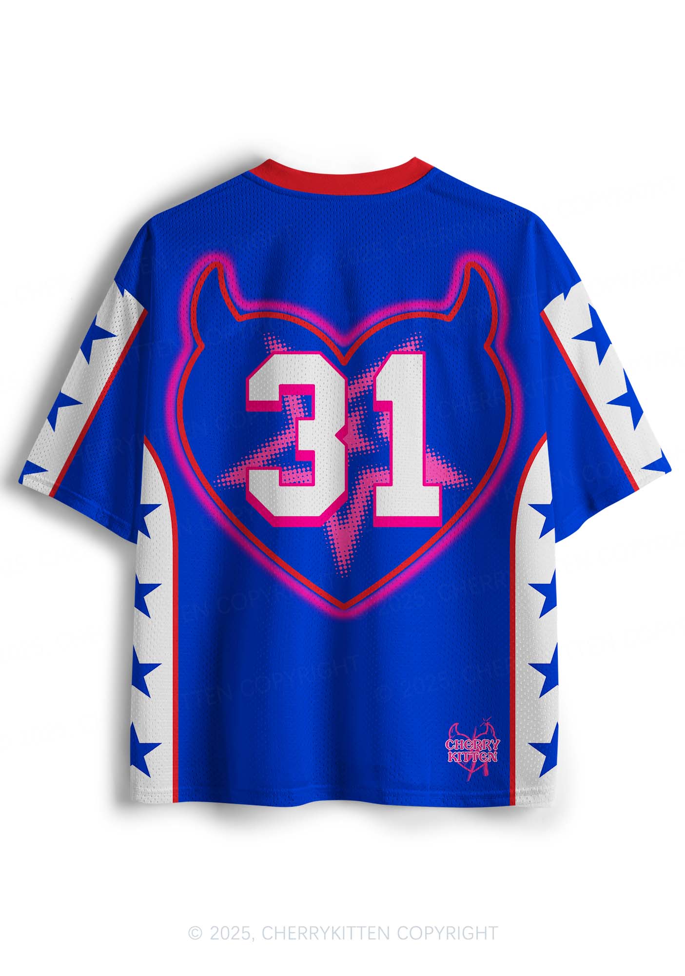 Custom Halloween Wednesday Wear Pink Horror Y2K Sport Jersey Shirts Cherrykitten