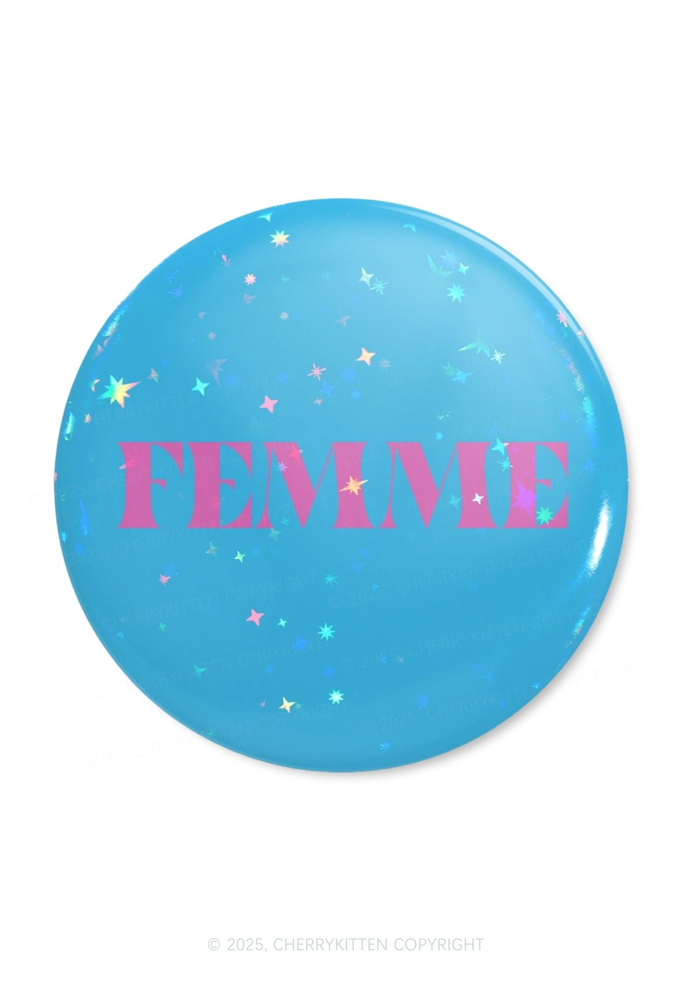 Femme Pride 1Pc Y2K Pin Badge Cherrykitten