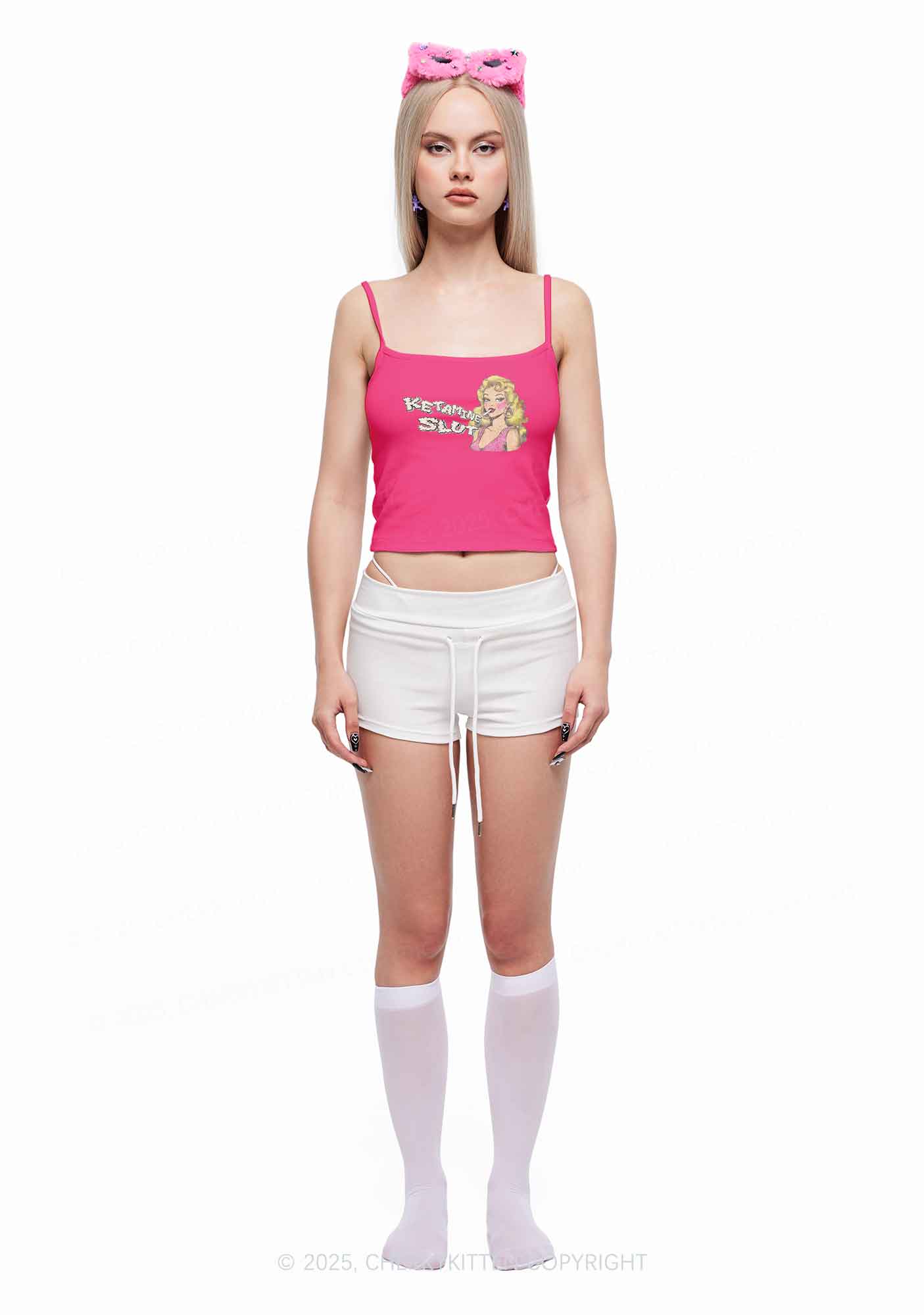 K Slxt Y2K Spaghetti Strap Cami Cherrykitten