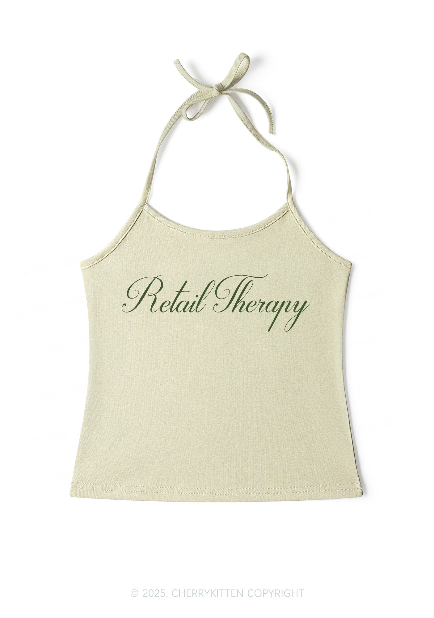 Retail Therapy Y2K Halter Neck Cami Cherrykitten