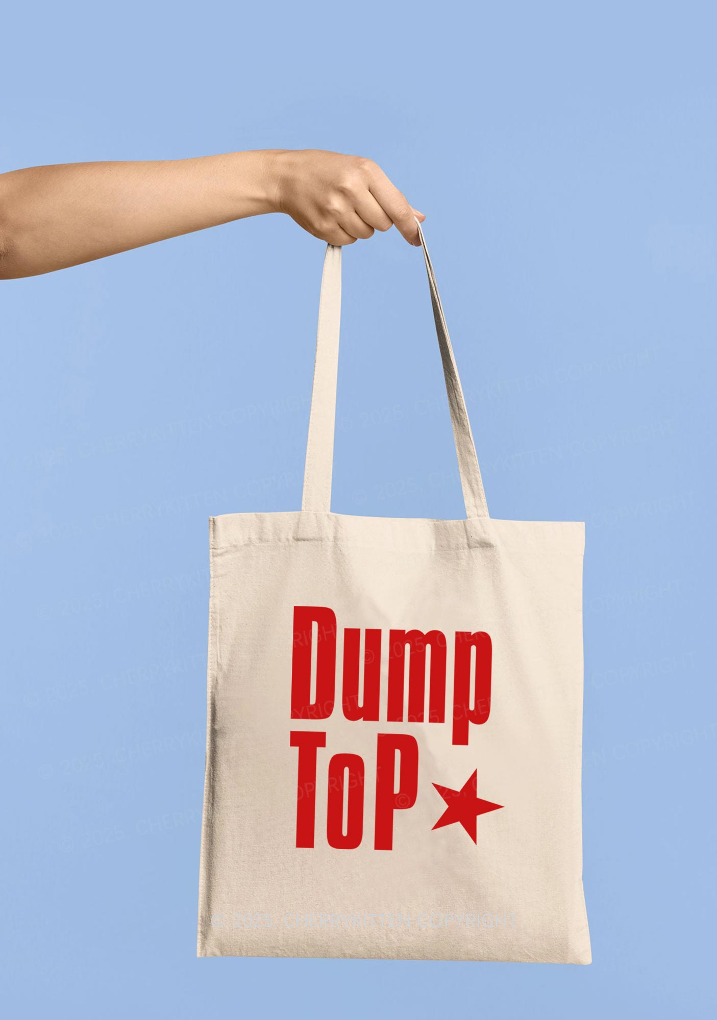 Dump Top Pride Y2K Canvas Tote Bag Cherrykitten