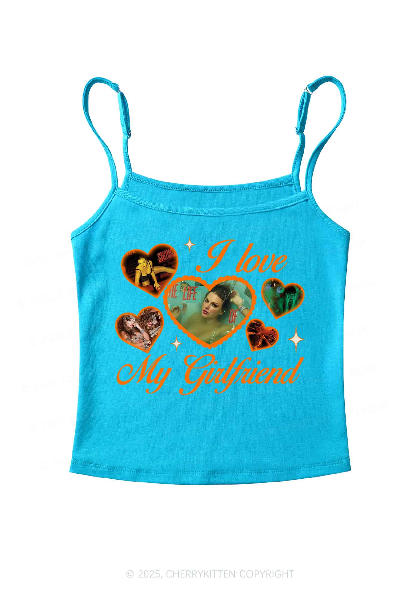 Love Grilfriend TS Y2K Spaghetti Strap Cami Cherrykitten