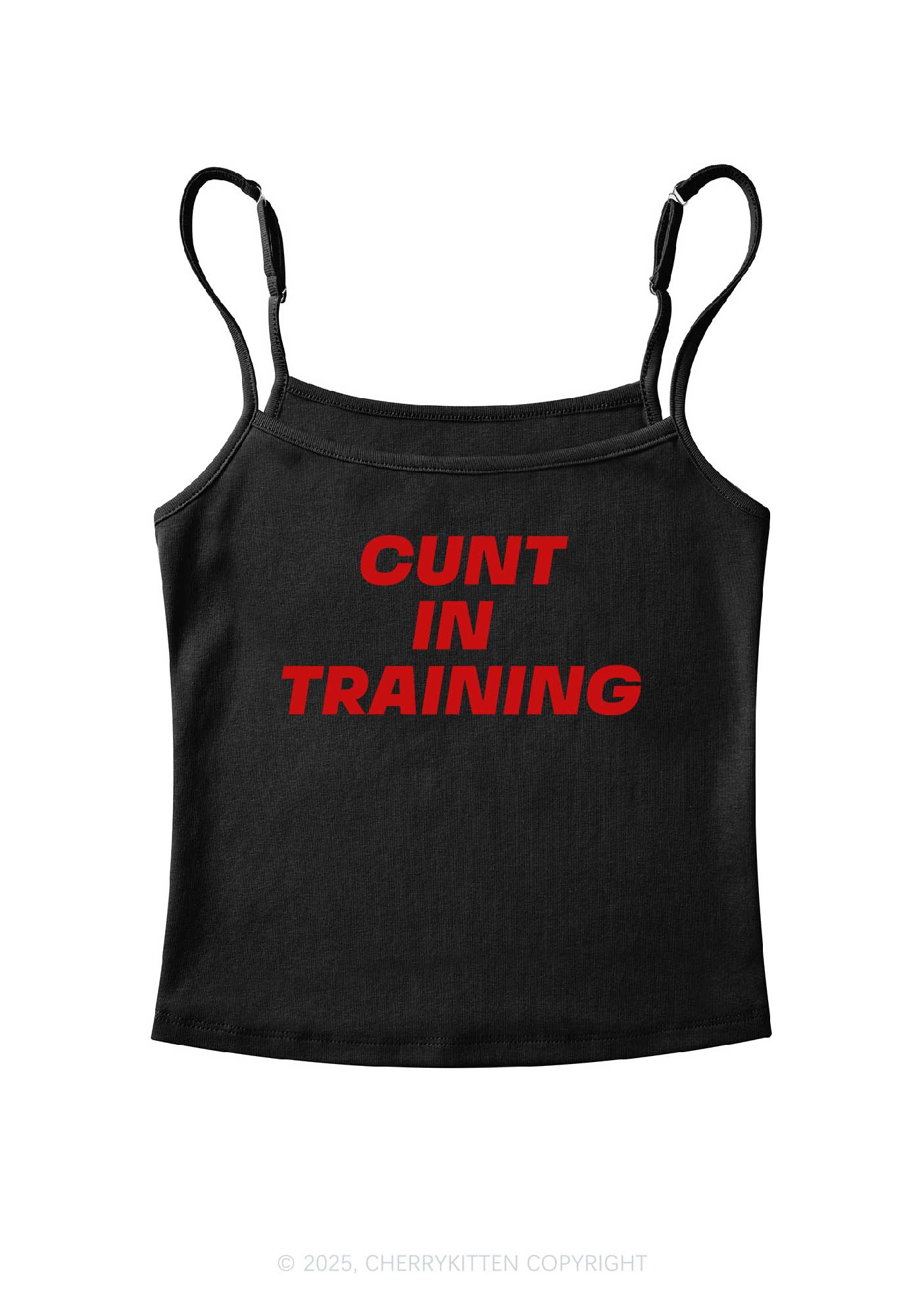 Cxxt In Training Y2K Spaghetti Strap Cami Cherrykitten
