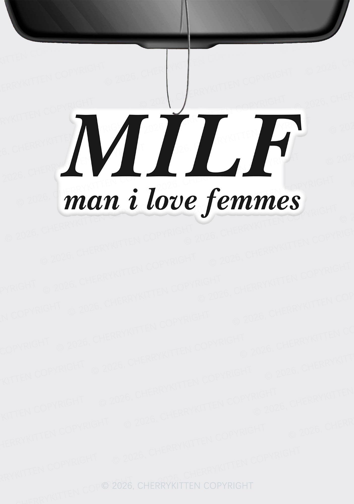 Man I Love Femme Pride 1Pc Y2K Car Air Freshener Cherrykitten