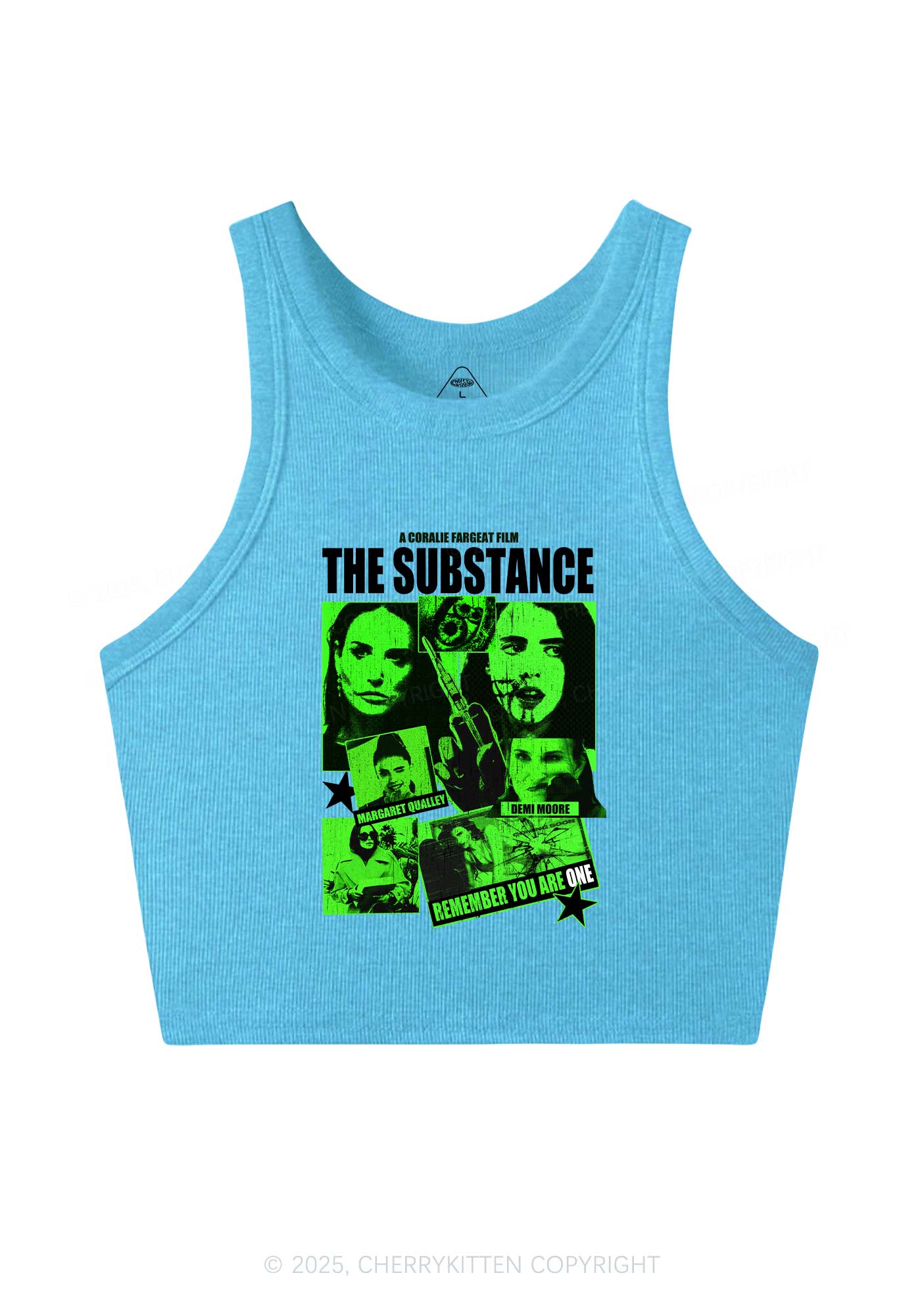 Halloween The Horror Movie Y2K Crop Tank Top Cherrykitten