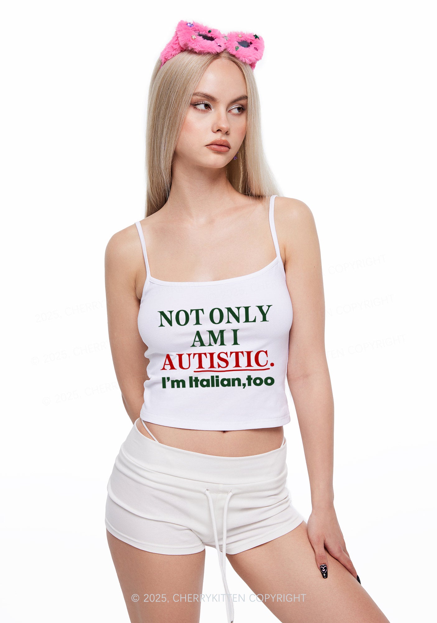 Not Only Autistic Y2K Spaghetti Strap Cami Cherrykitten