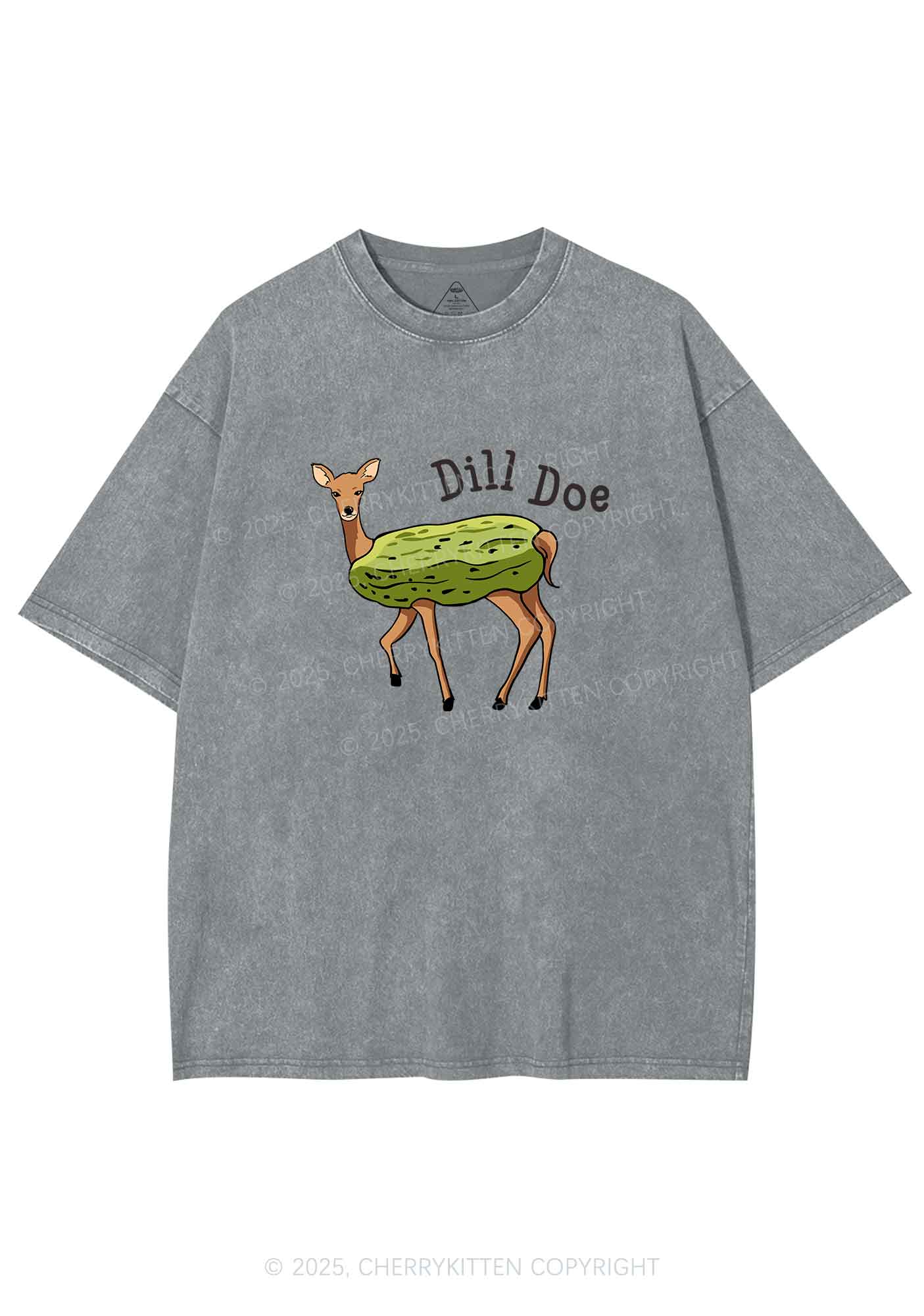 Dill Doe Y2K Shirts Washed Tee Cherrykitten