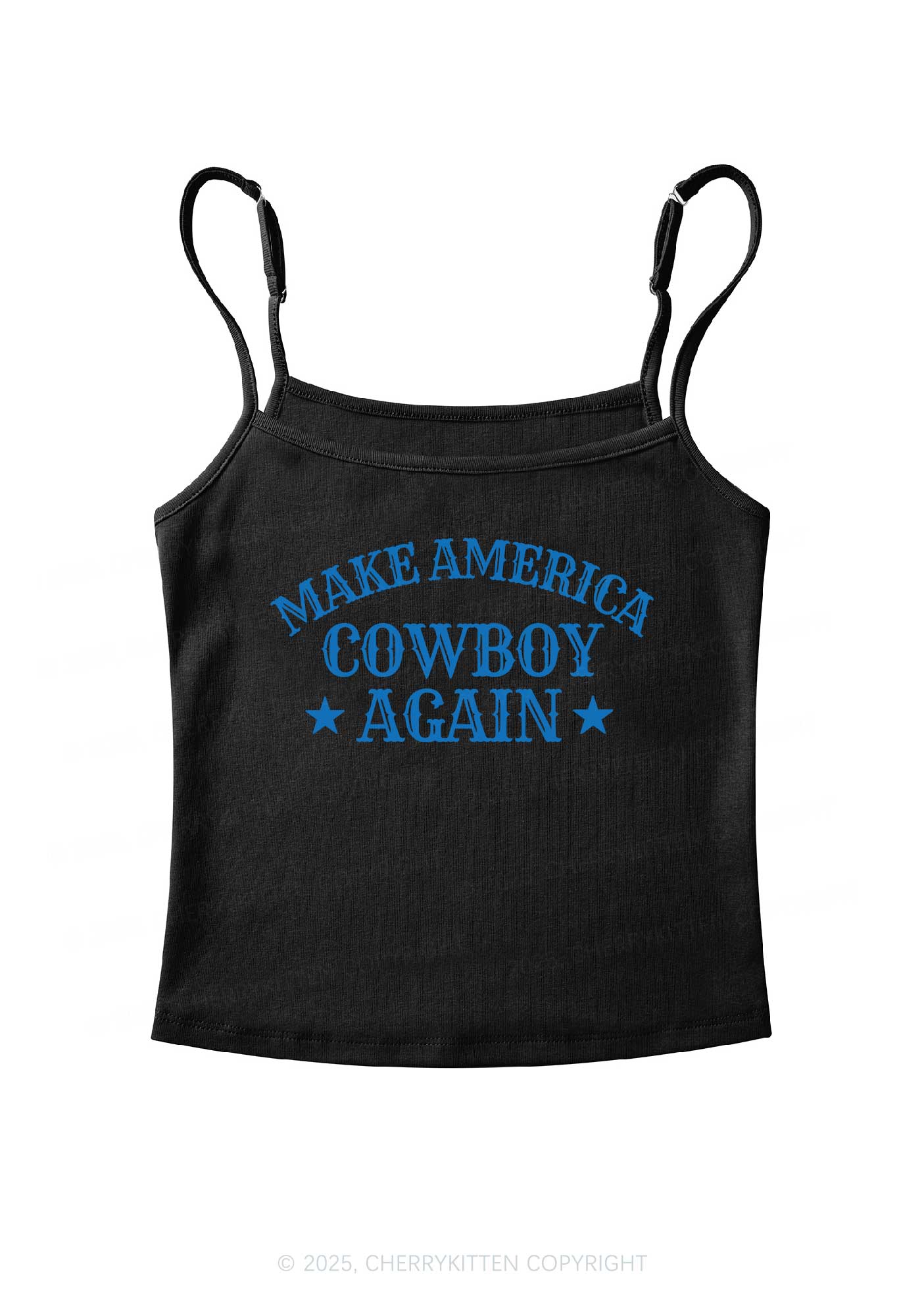Cowboy Again Y2K Spaghetti Strap Cami Cherrykitten
