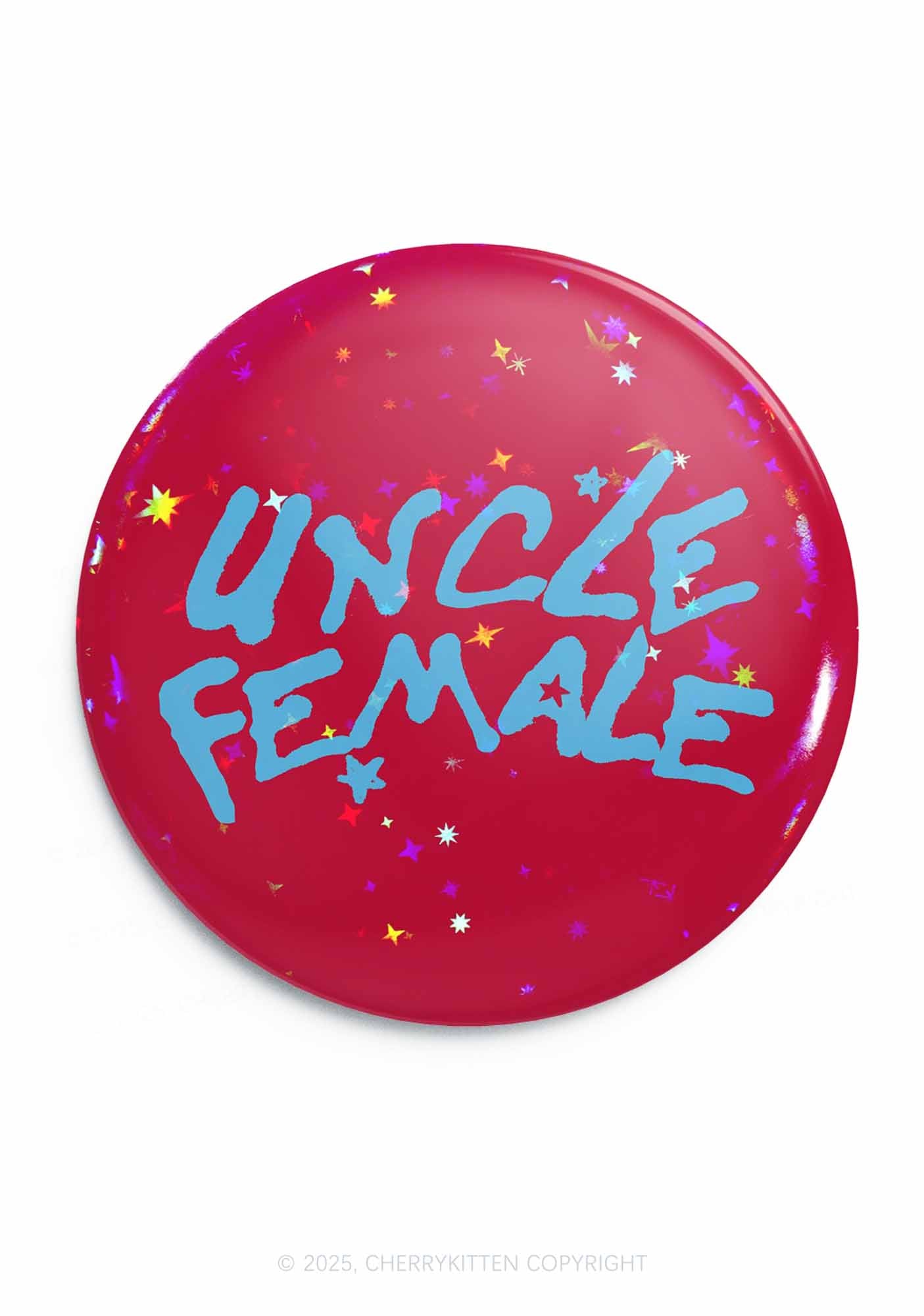 Uncle Female Pride 1Pc Y2K Pin Badge Cherrykitten