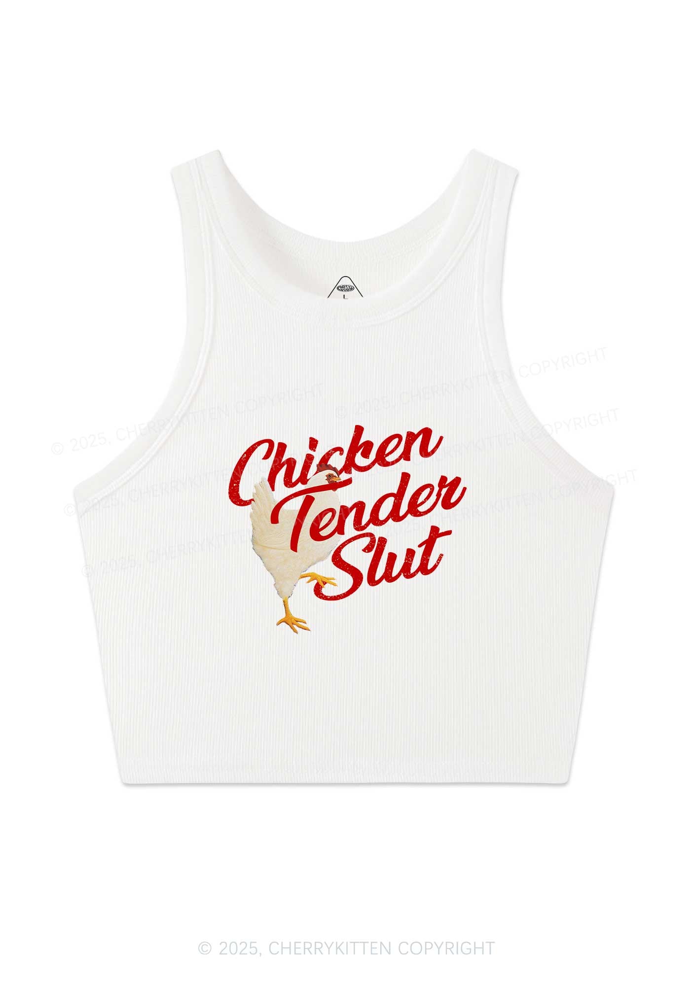 Chicken Tender Slxt Y2K Crop Tank Top Cherrykitten
