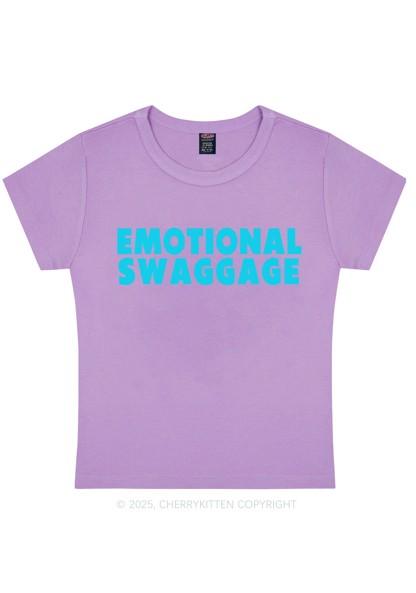 Emotional Swaggage Y2K Baby Tee Cherrykitten