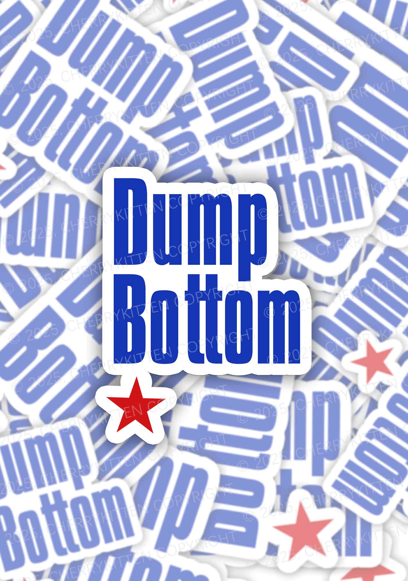 Dump Bottom Pride 1Pc Y2K Sticker Cherrykitten