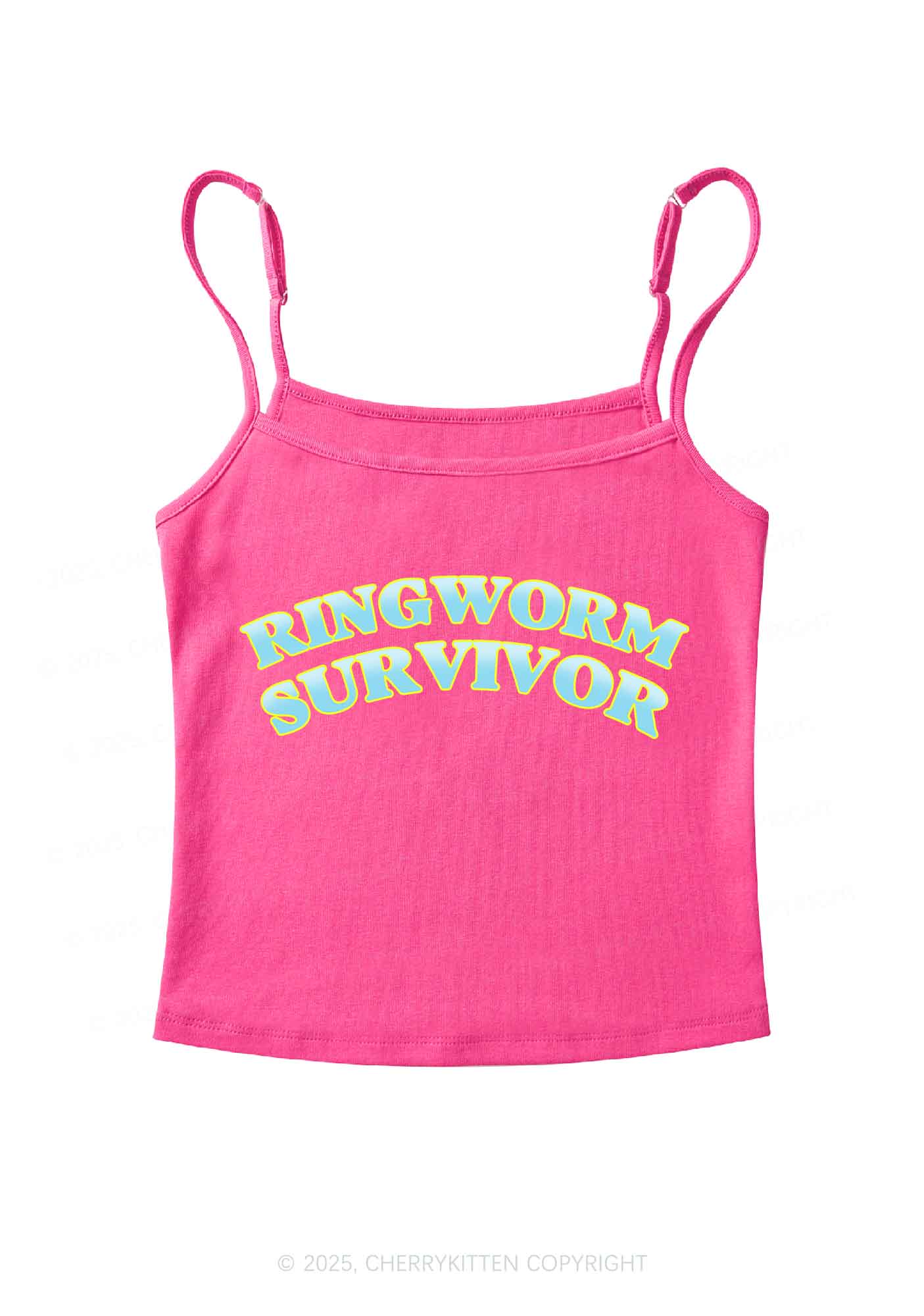 Ringworm Survivor Y2K Spaghetti Strap Cami Cherrykitten