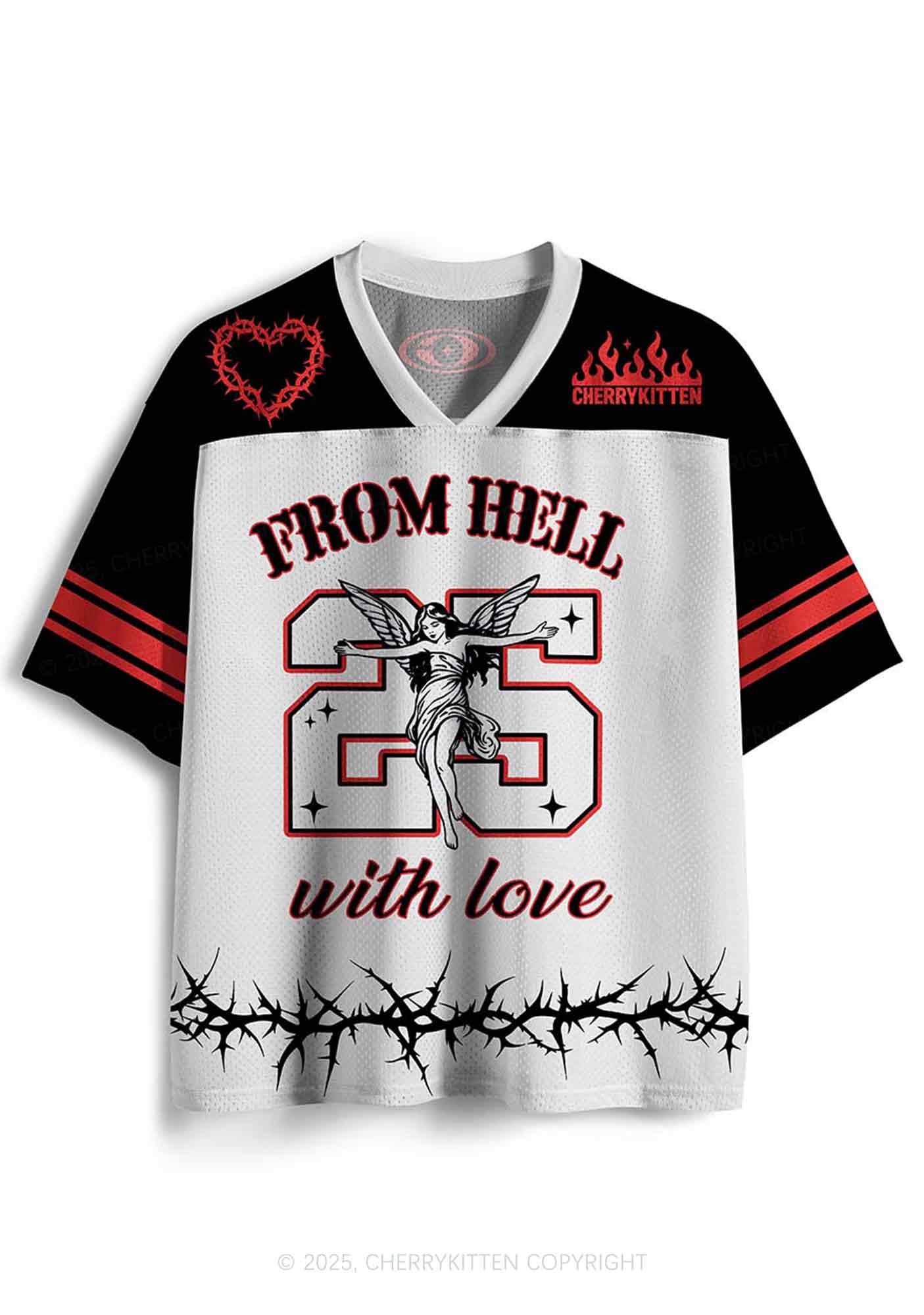 Custom Angel From Hell Y2K Sport Jersey Shirts Cherrykitten
