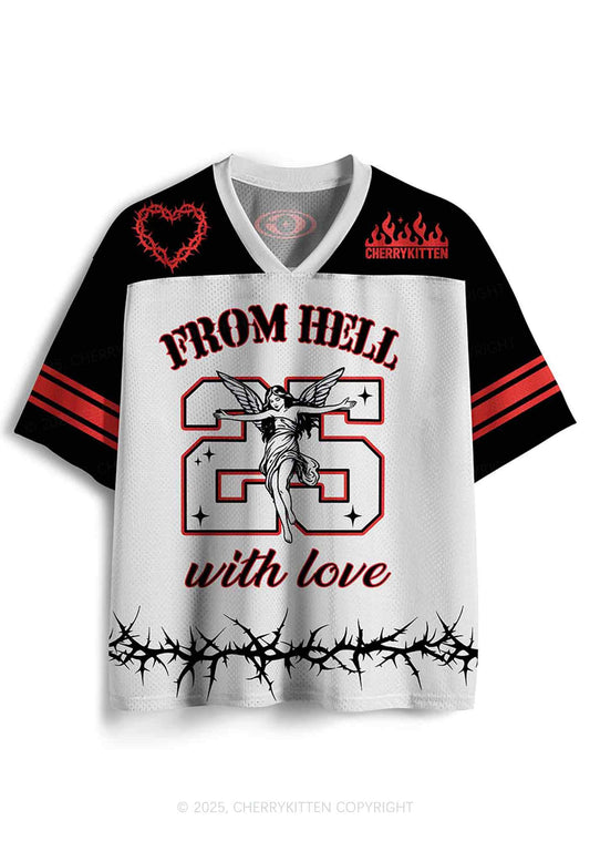 Custom Angel From Hell Y2K Sport Jersey Shirts Cherrykitten