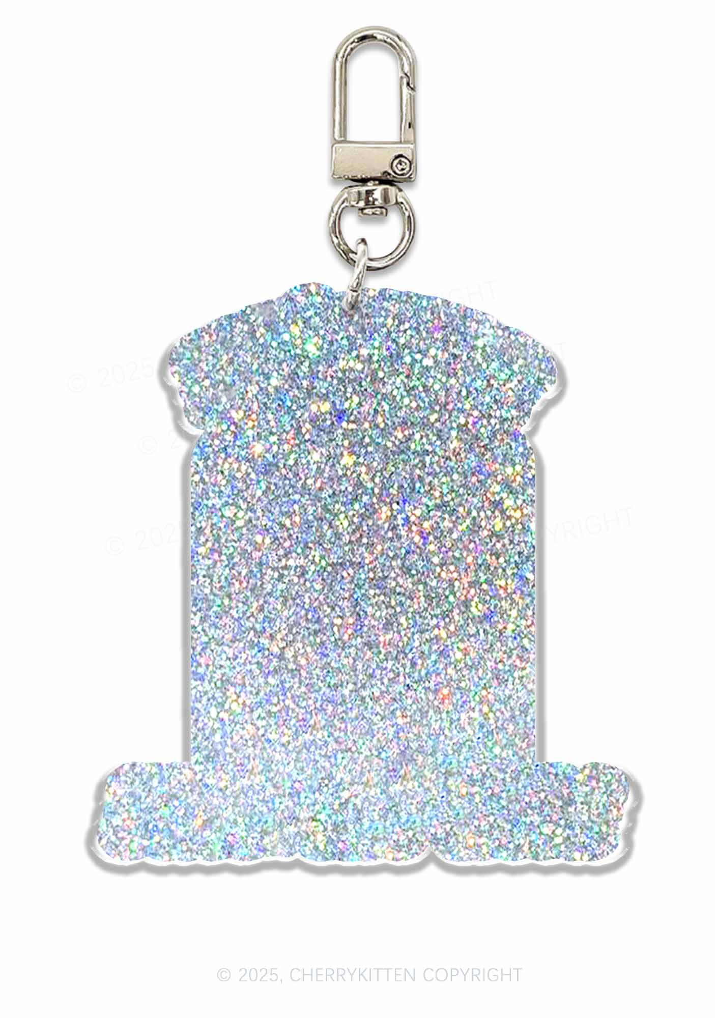 Tism Rizz Frog 1Pc Y2K Glitter Keychain Cherrykitten