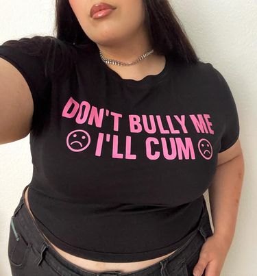 Curvy Don't Bully Me  Baby Tee