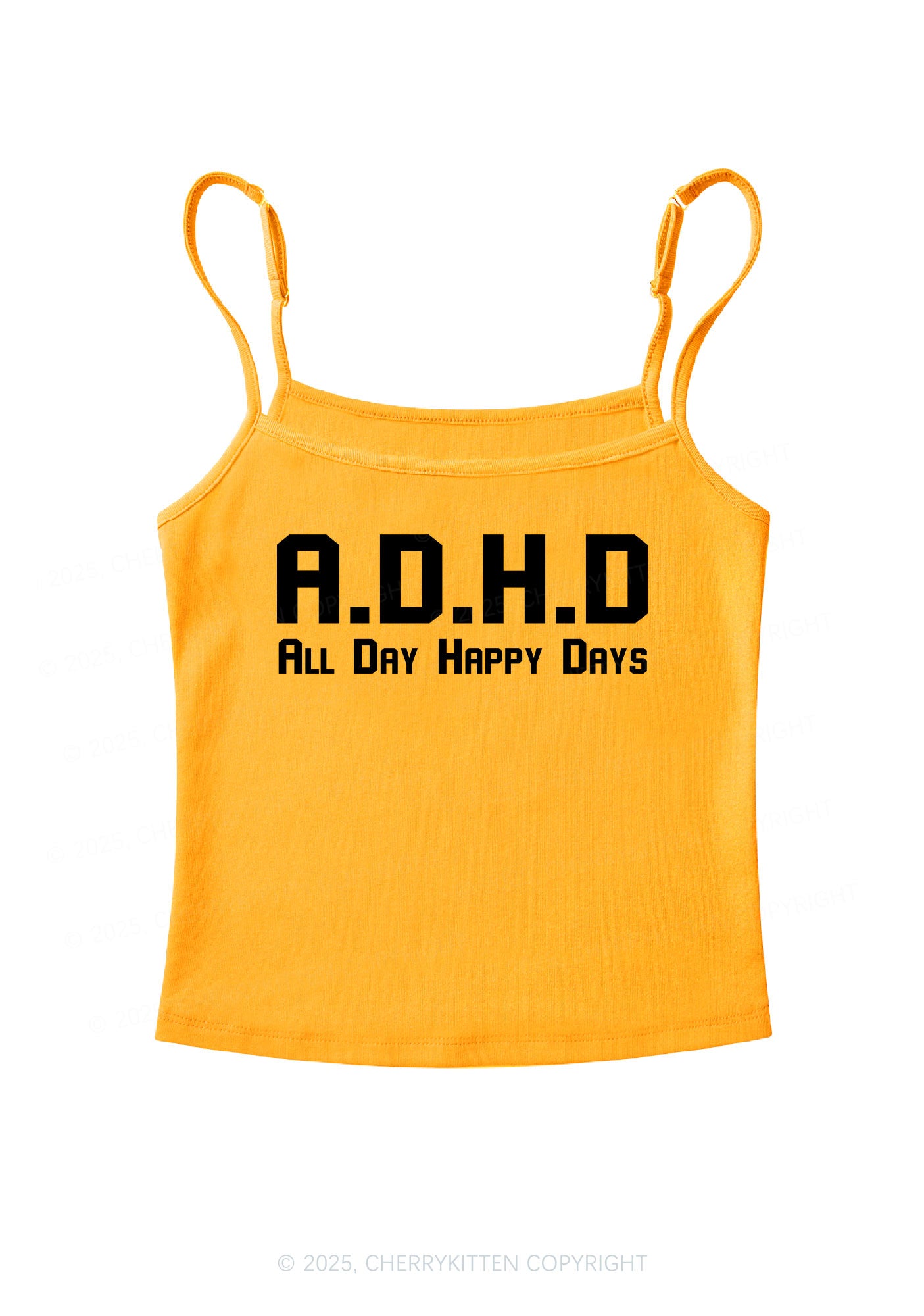 All Day Happy Days Y2K Spaghetti Strap Cami Cherrykitten