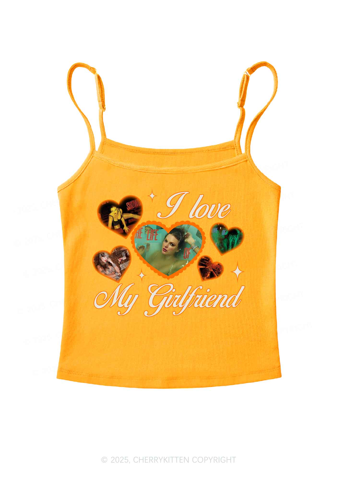 Love Grilfriend TS Y2K Spaghetti Strap Cami Cherrykitten