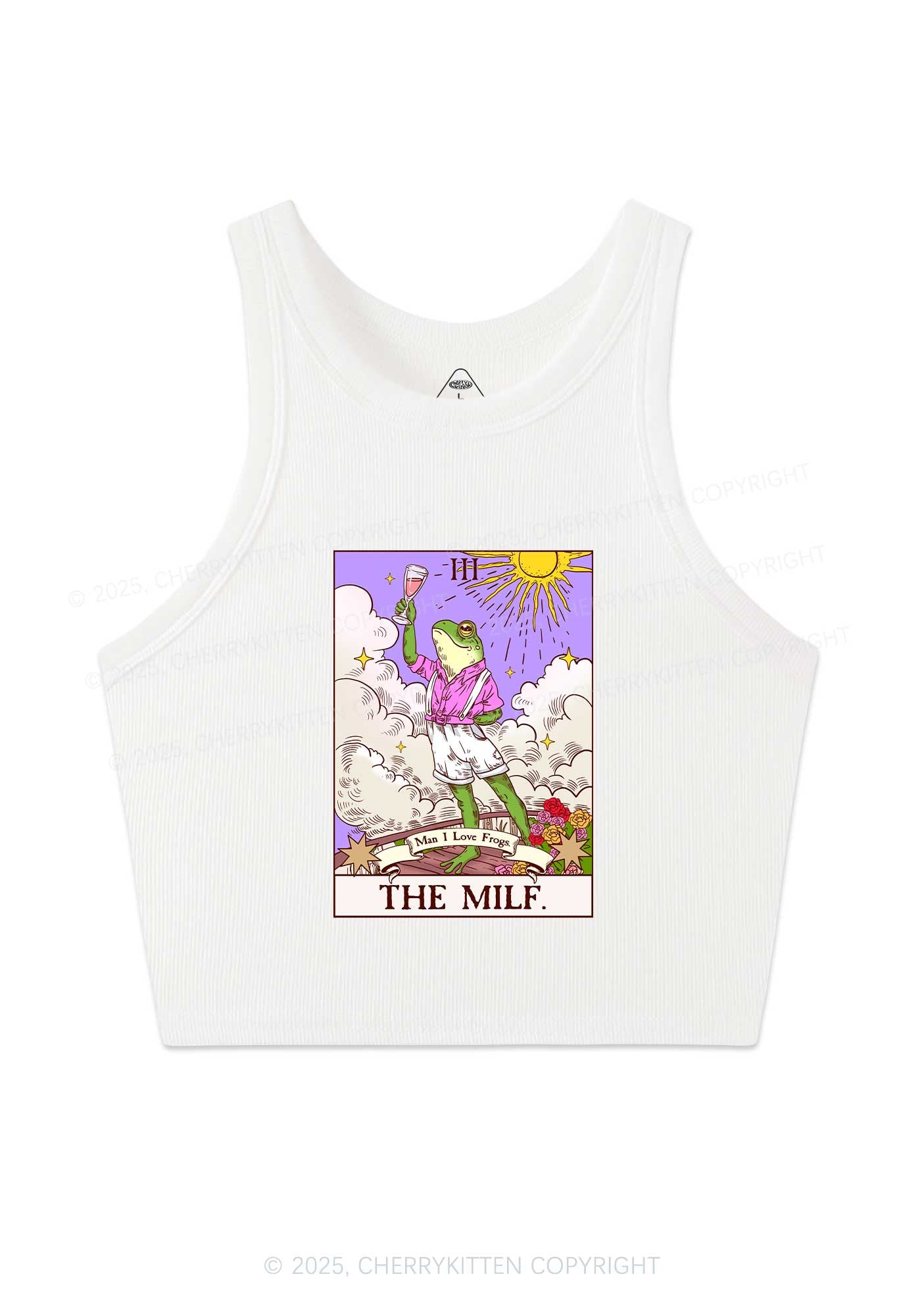 The Mxxf Frog Y2K Crop Tank Top Cherrykitten