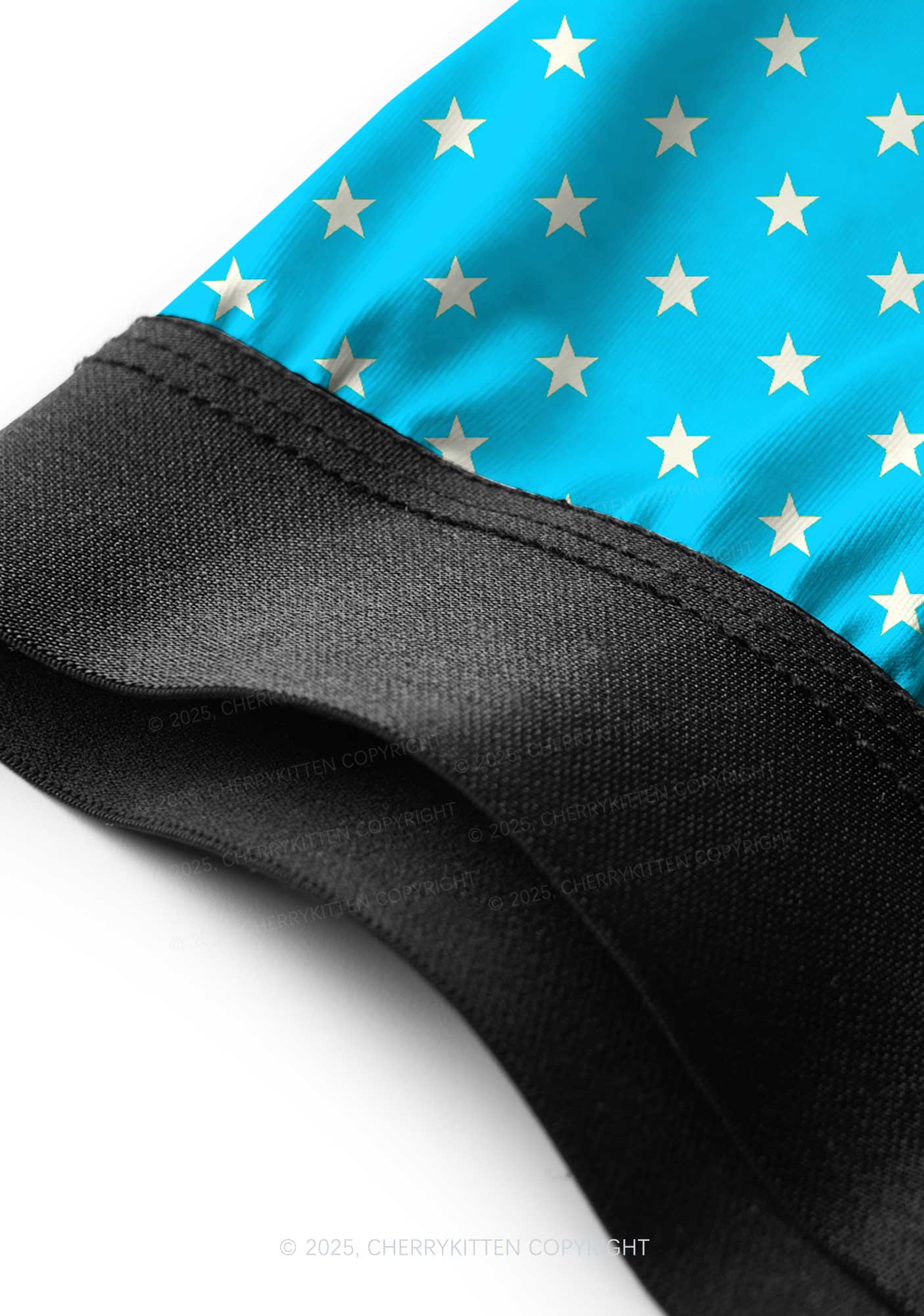 Blue Star Y2K Print Men Boxer Briefs Cherrykitten