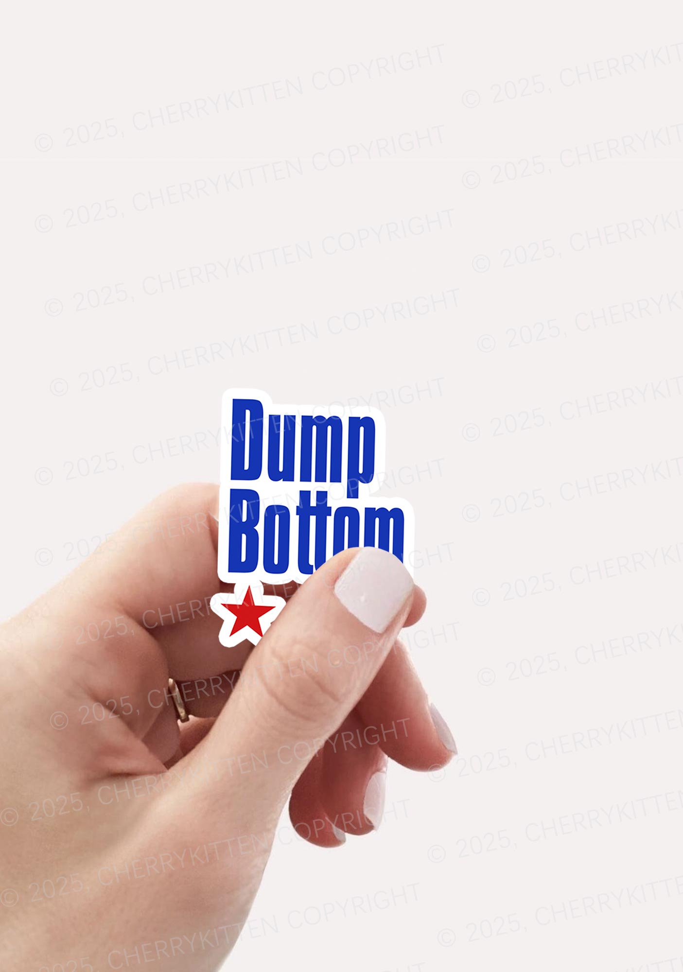 Dump Bottom Pride 1Pc Y2K Sticker Cherrykitten