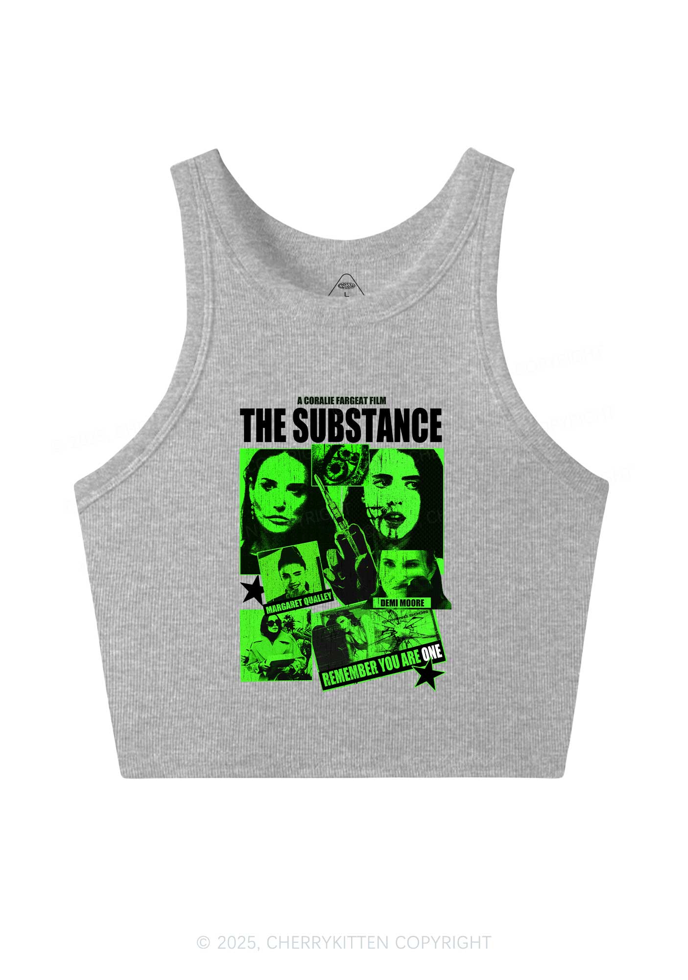 Halloween The Horror Movie Y2K Crop Tank Top Cherrykitten