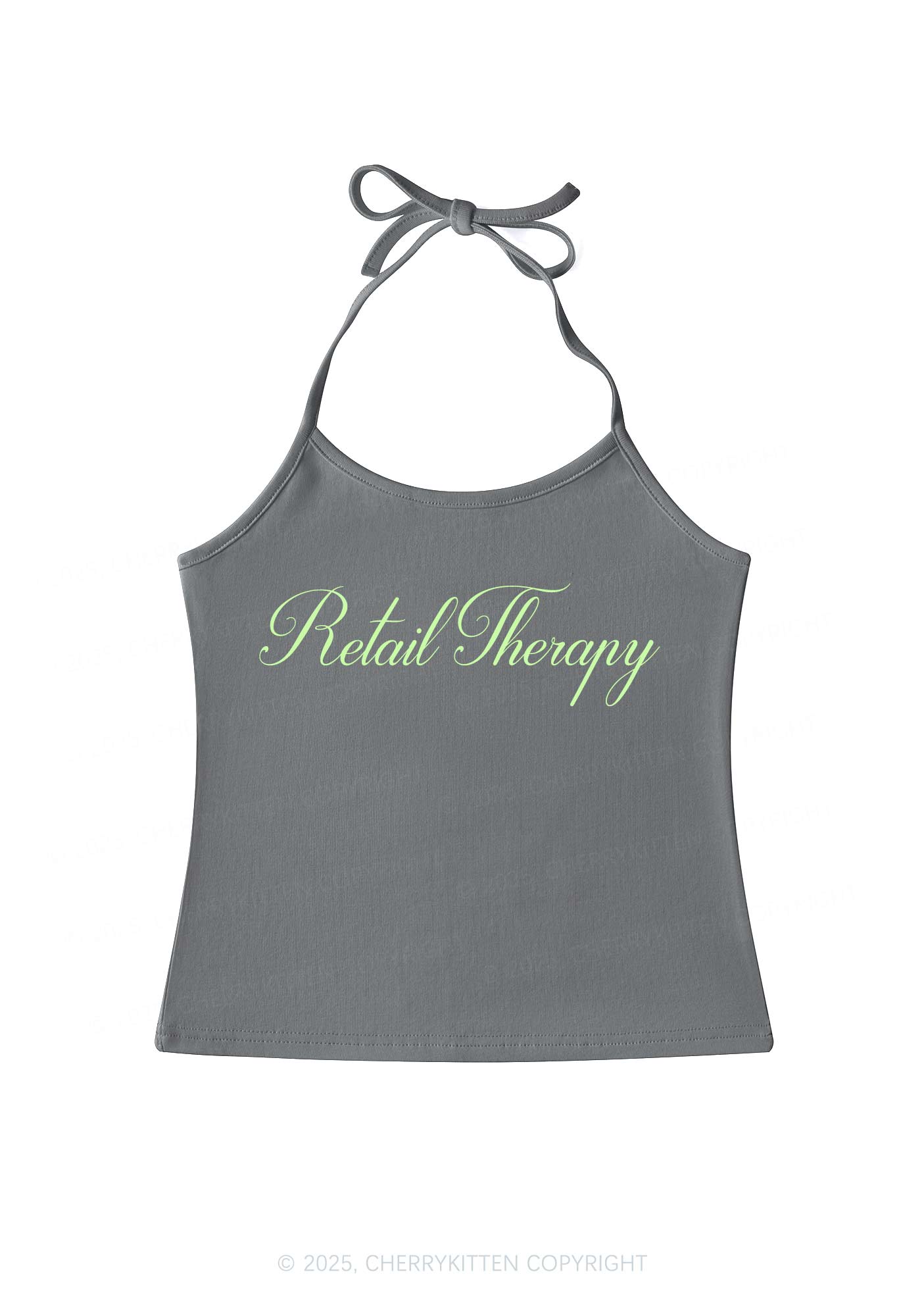 Retail Therapy Y2K Halter Neck Cami Cherrykitten
