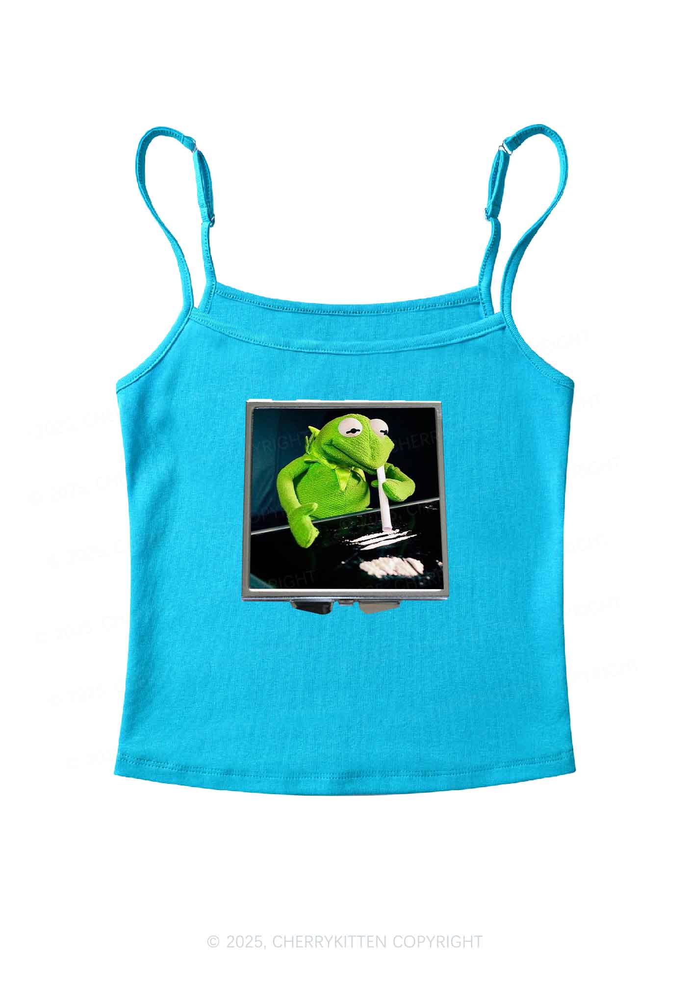 Special Cola Frog Y2K Spaghetti Strap Cami Cherrykitten