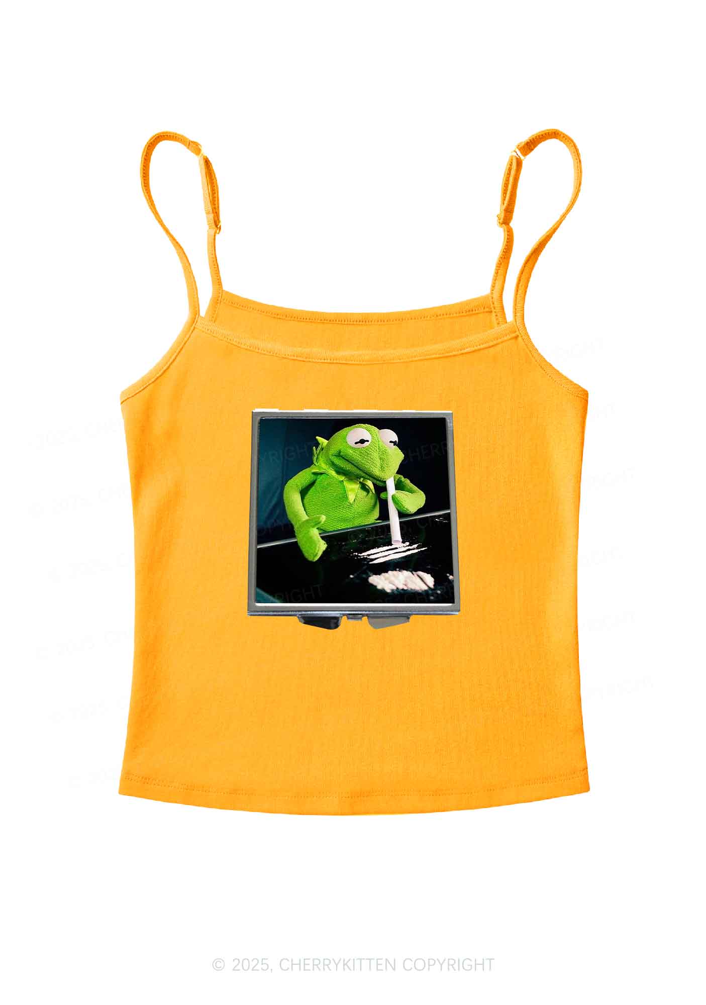 Special Cola Frog Y2K Spaghetti Strap Cami Cherrykitten