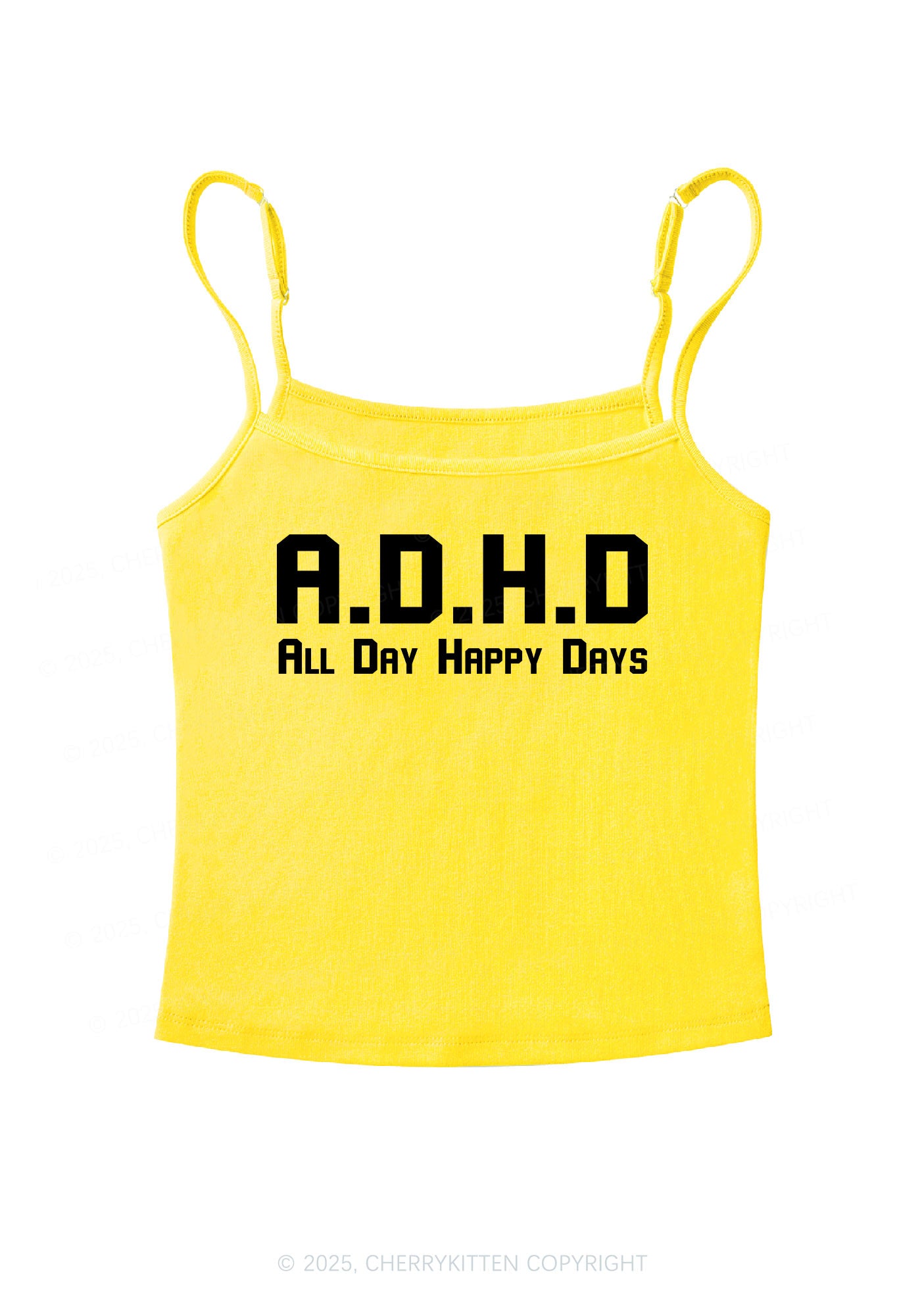 All Day Happy Days Y2K Spaghetti Strap Cami Cherrykitten