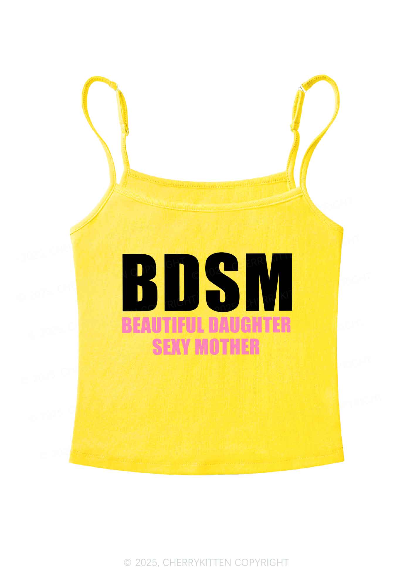 BDSM Daughter Mother Y2K Spaghetti Strap Cami Cherrykitten